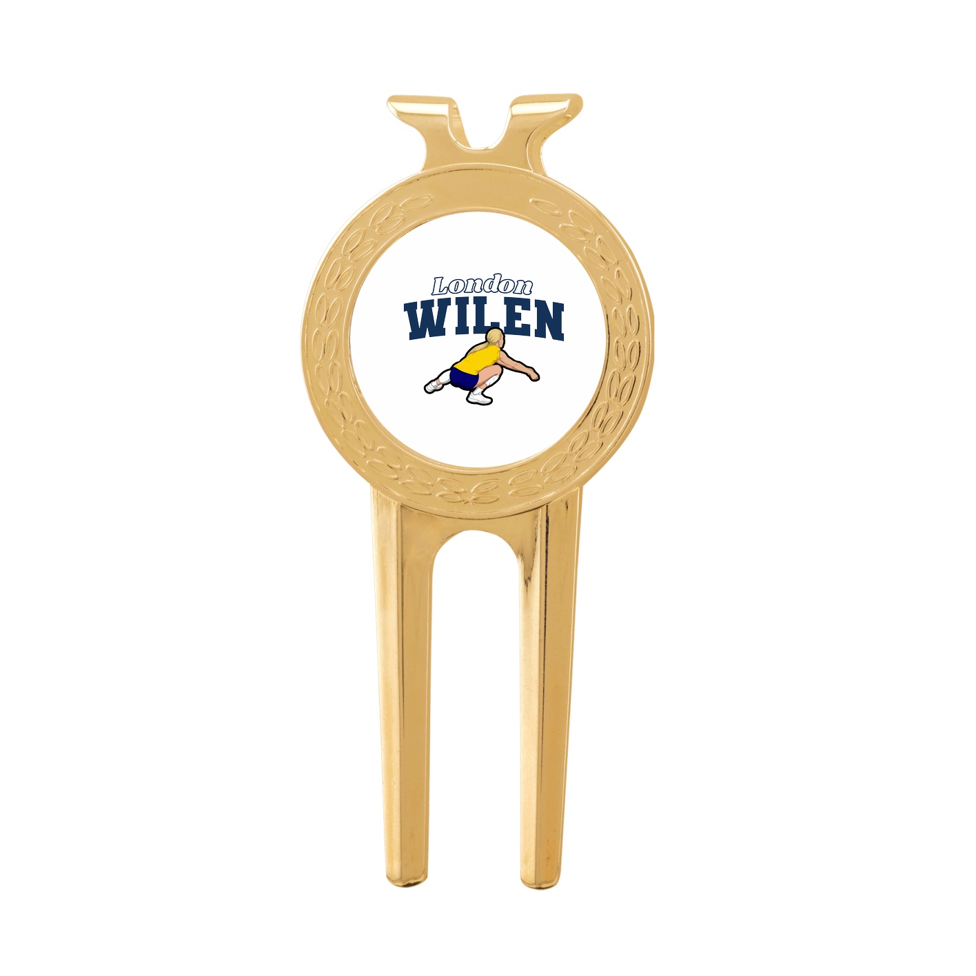 Divot Tool with Ball Marker — Name Arch in Classic