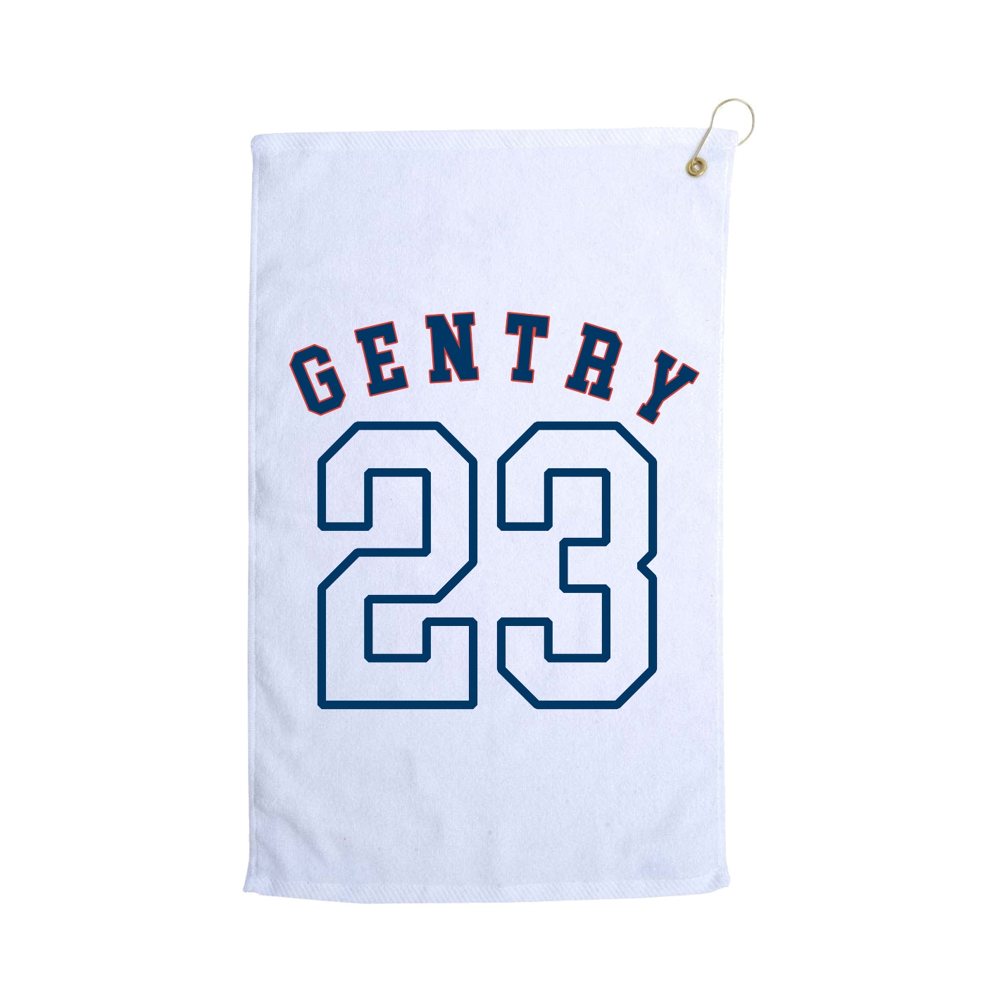 Golf Towel — Shirsey Arch in White