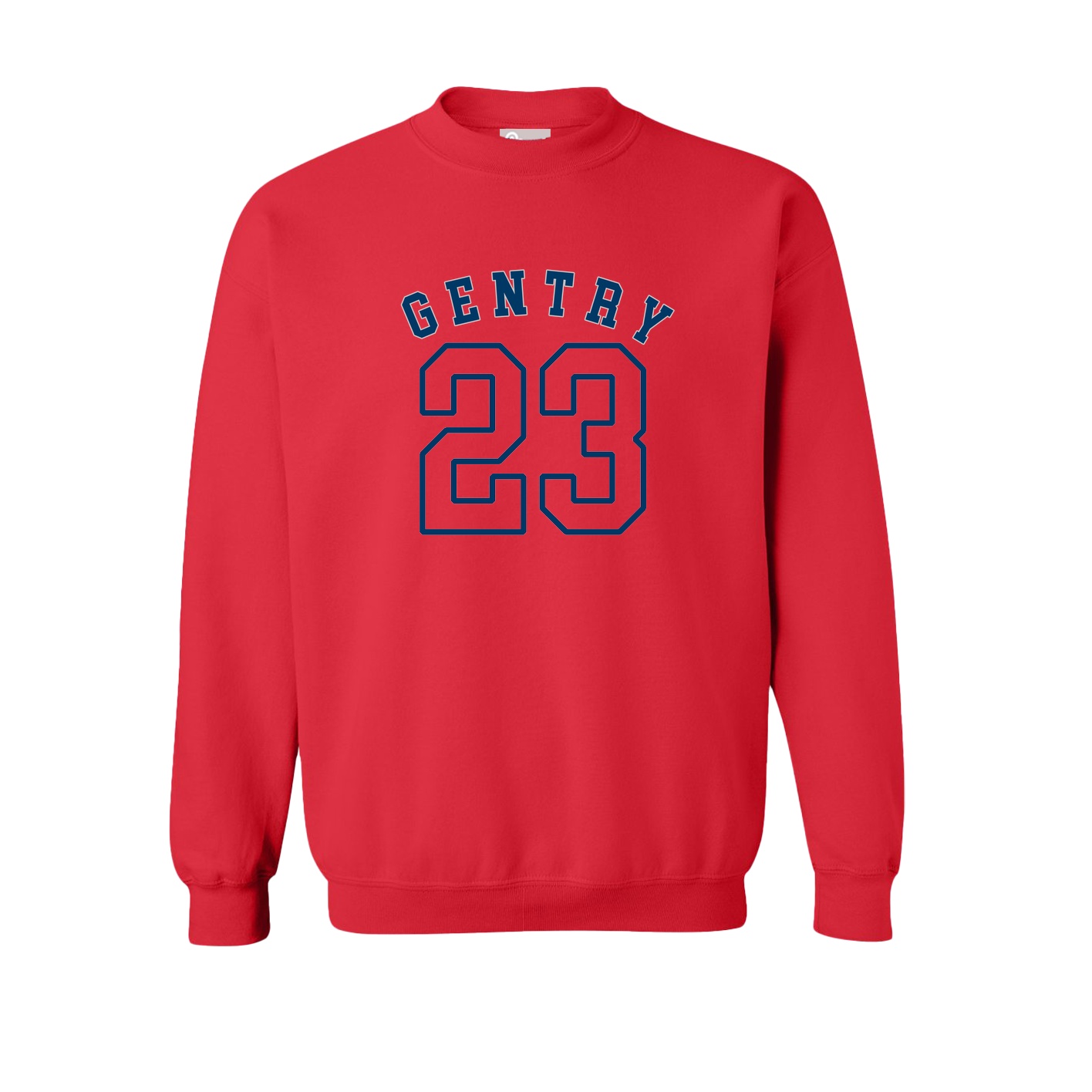 Fleece Crew — Shirsey Arch in Red