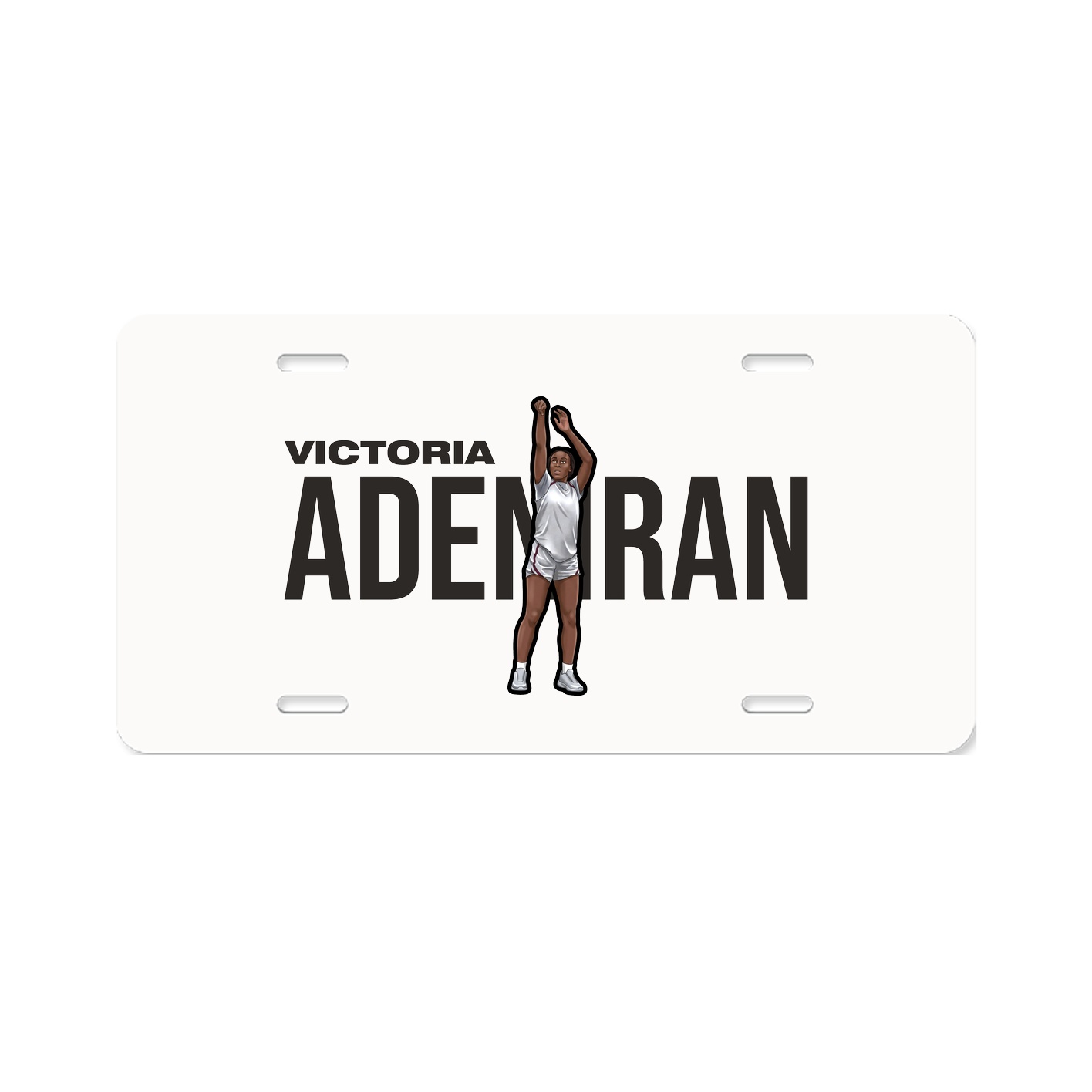 License Plate — Player Name in Classic