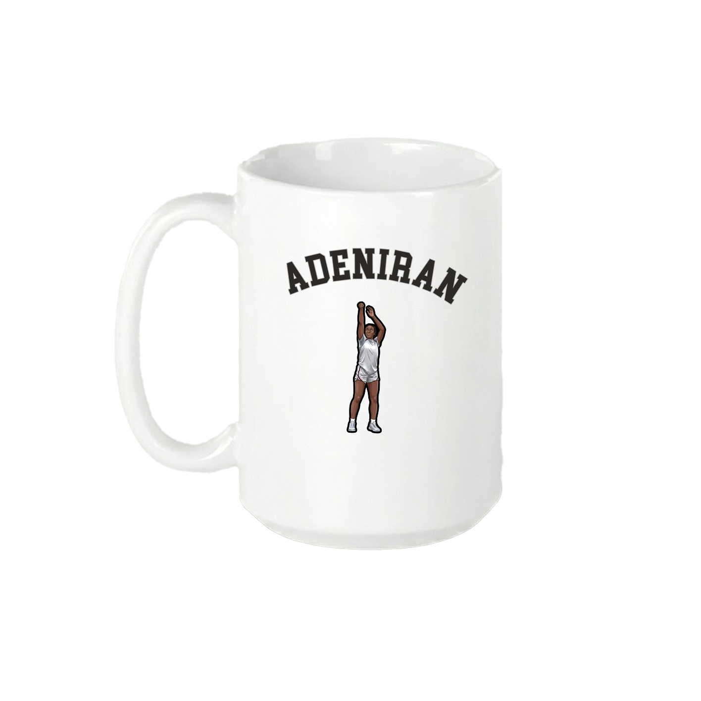 15oz Coffee Mug — Shirsey Arch in White