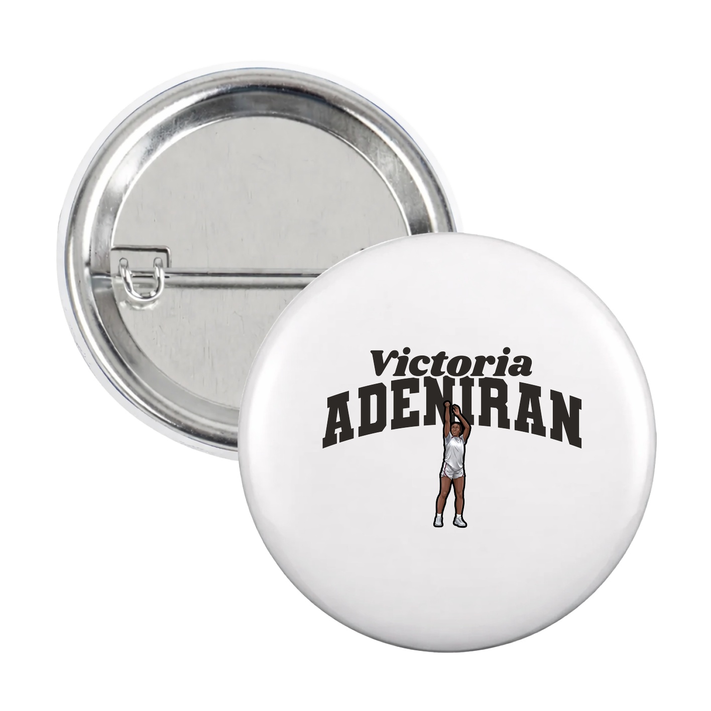 Game Day Button — Signature Arch in White
