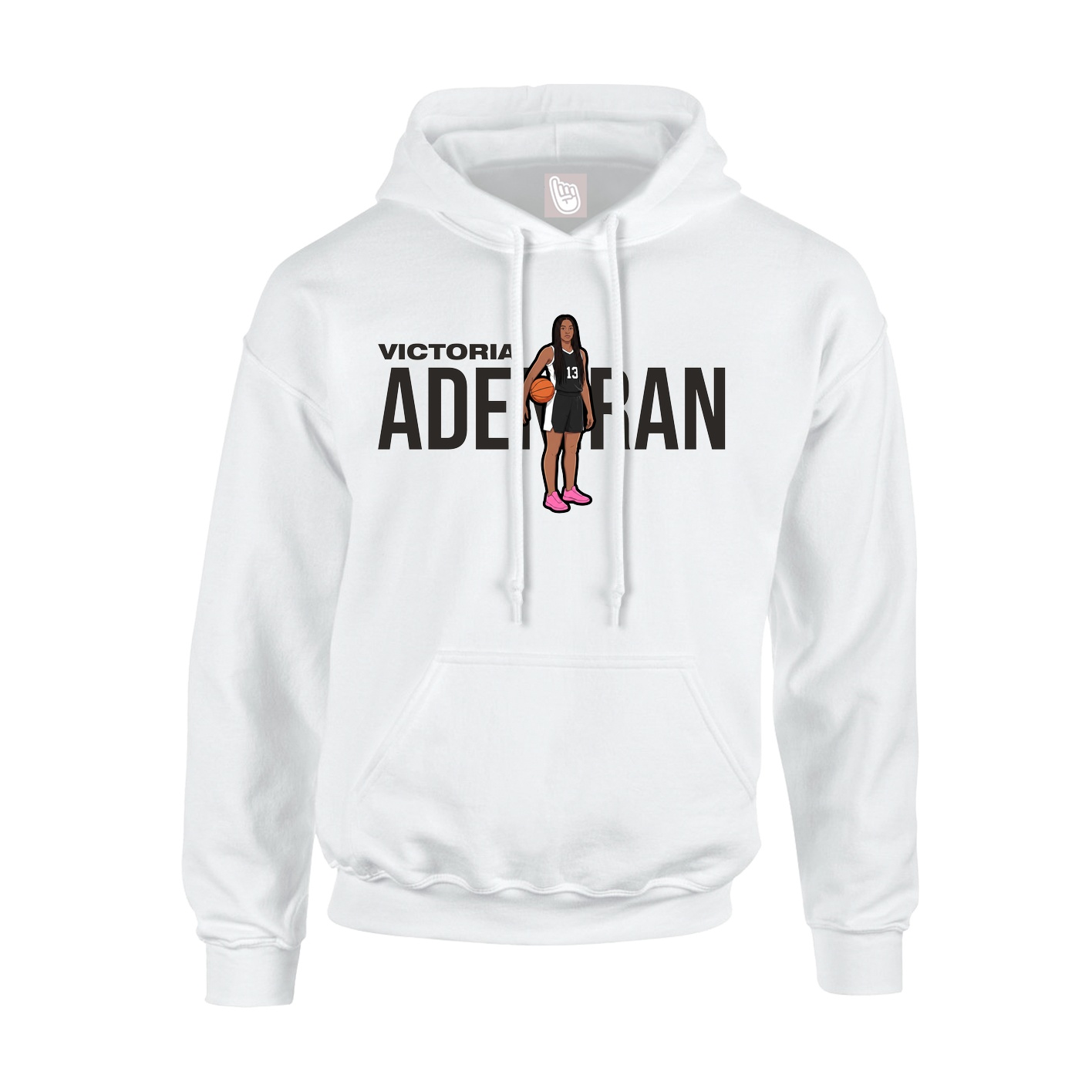 Hoodie — Player Name in White