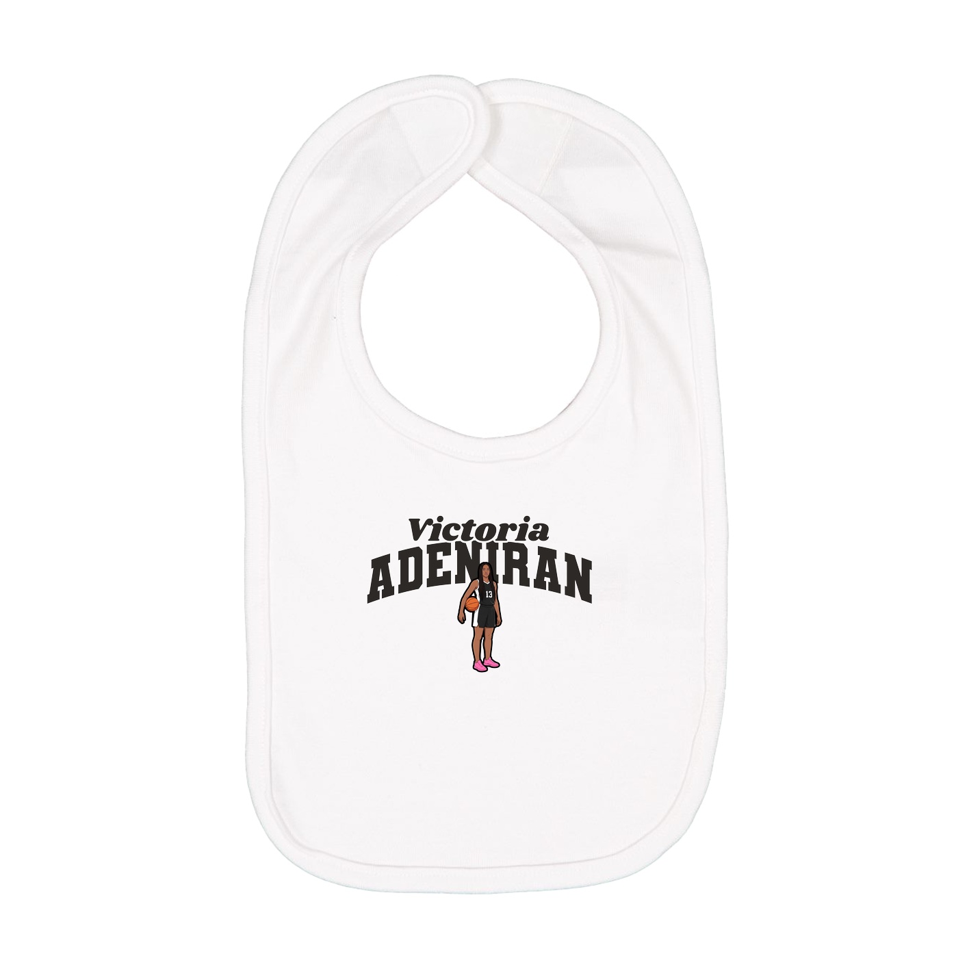 Infant Bib — Signature Arch in White