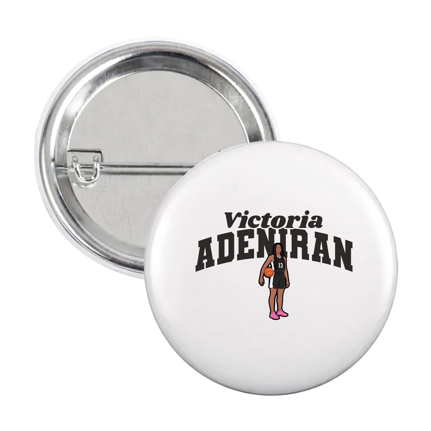 Game Day Button — Signature Arch in White
