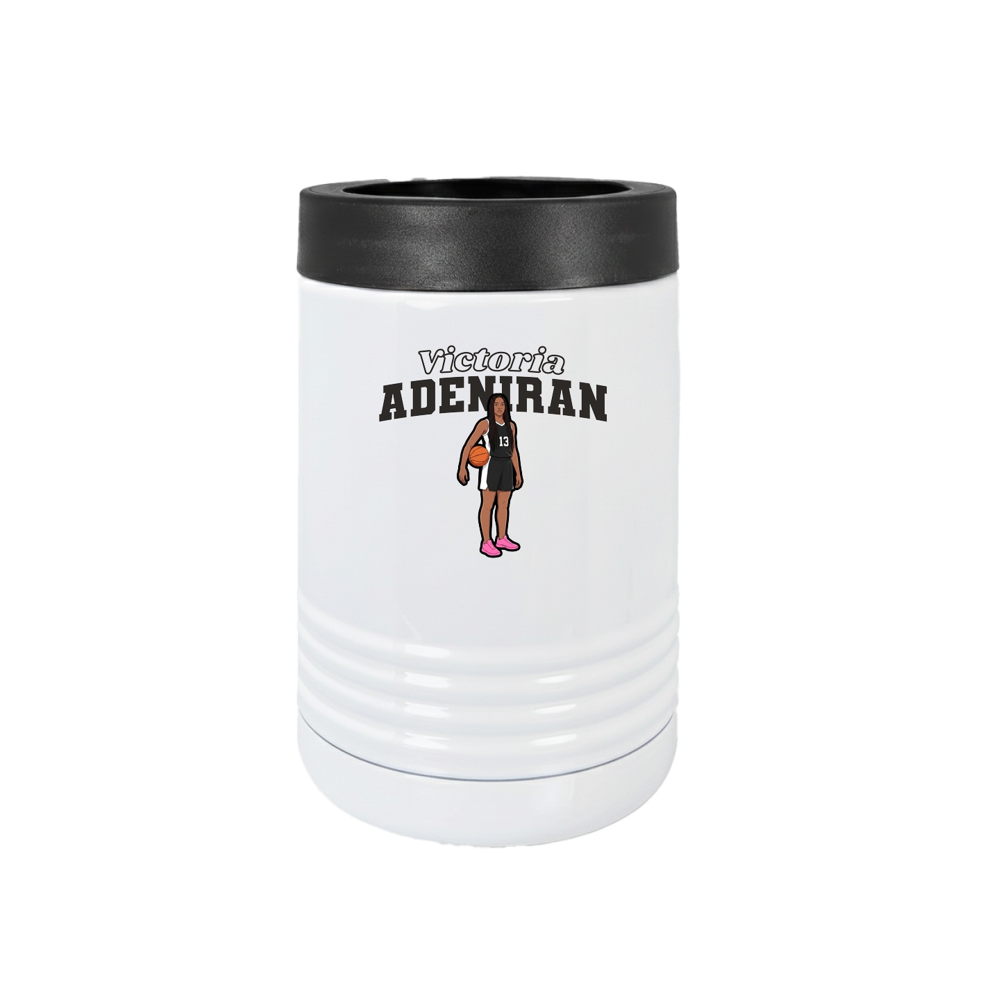 Beverage Holder — Name Arch in White