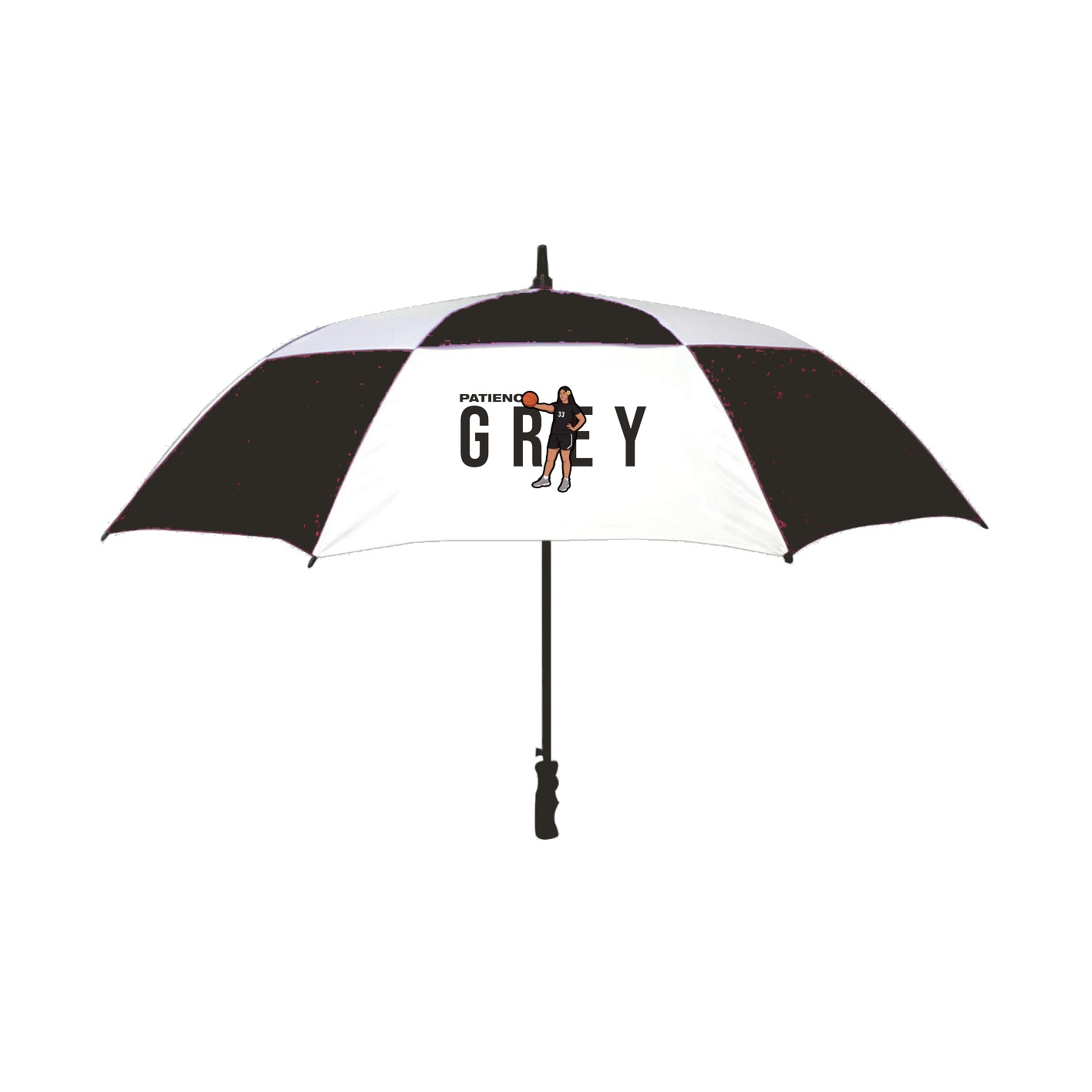 Golf Umbrella — Player Name in Black