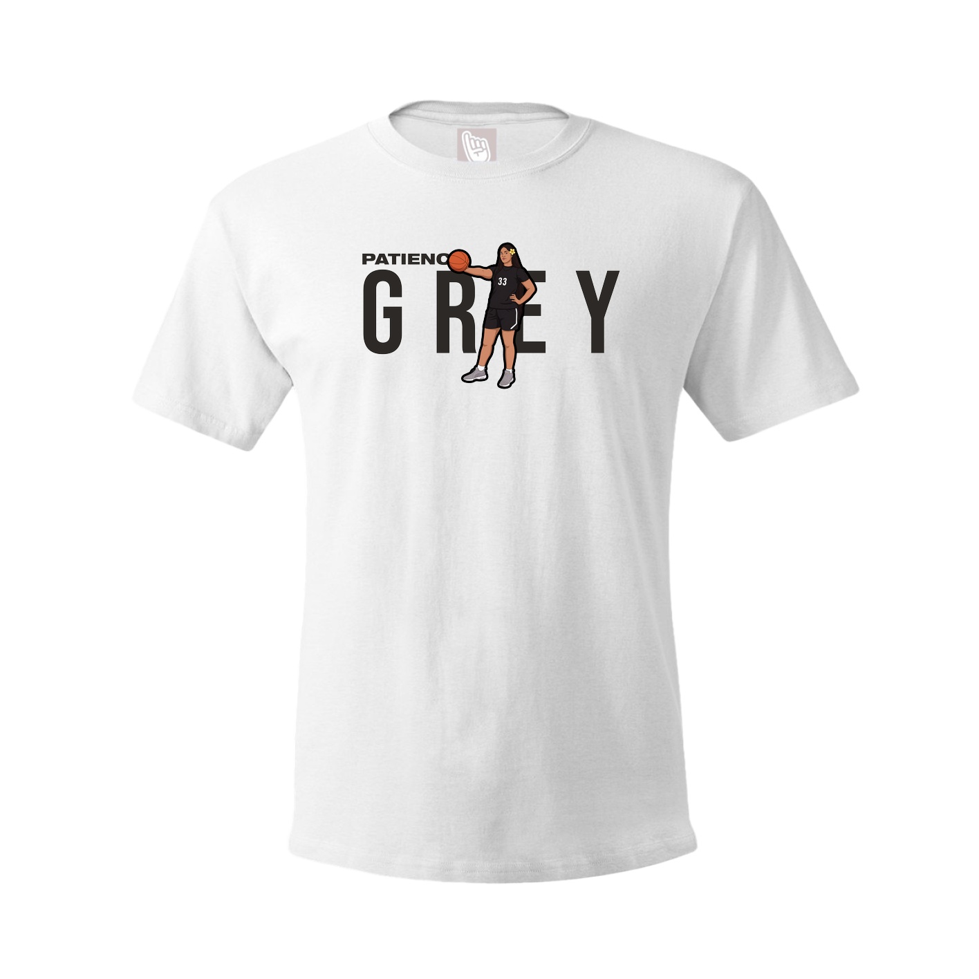 Youth Tee — Player Name in White