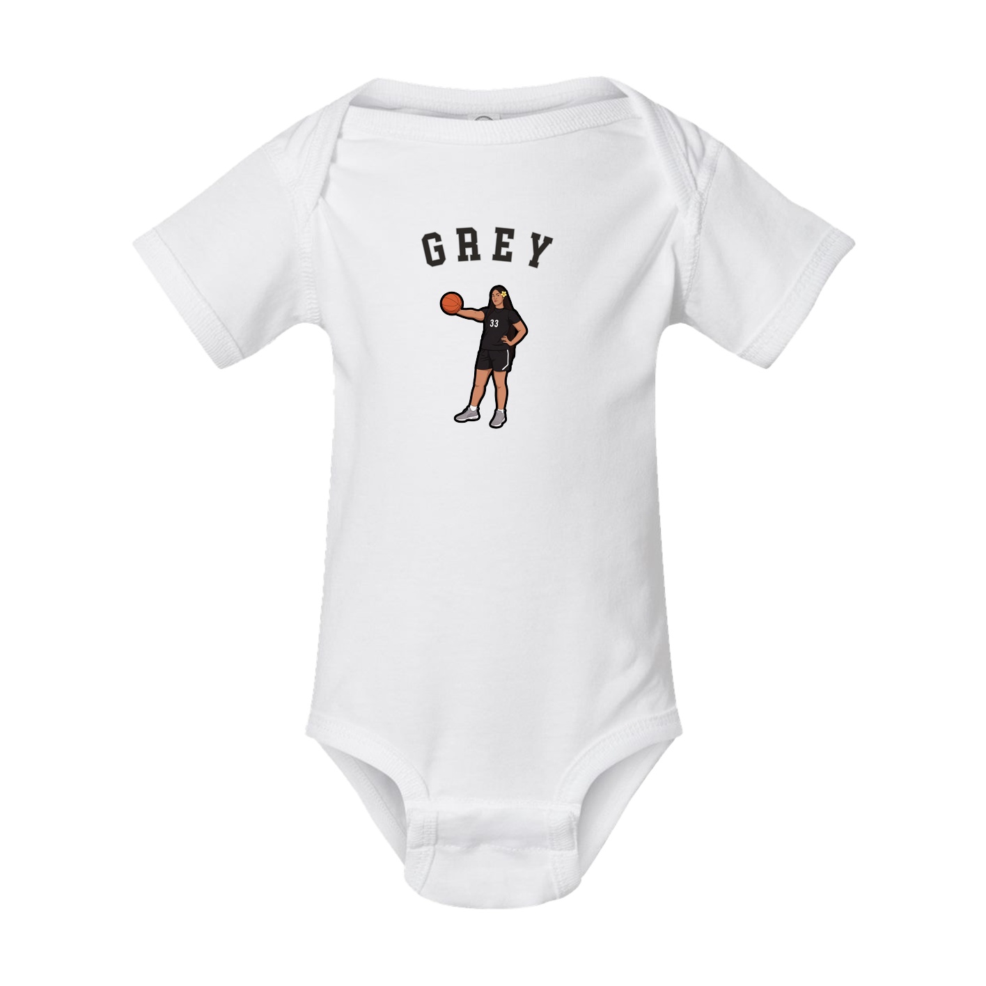 Baby Onesie — Shirsey Arch in White