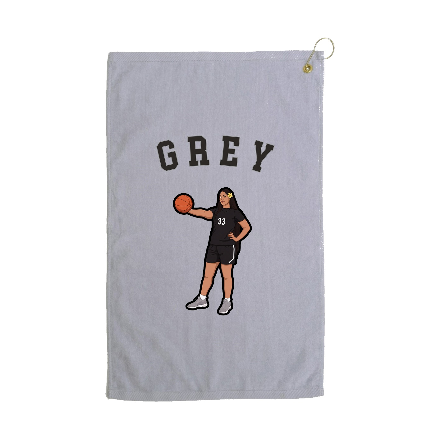 Golf Towel — Shirsey Arch in Grey