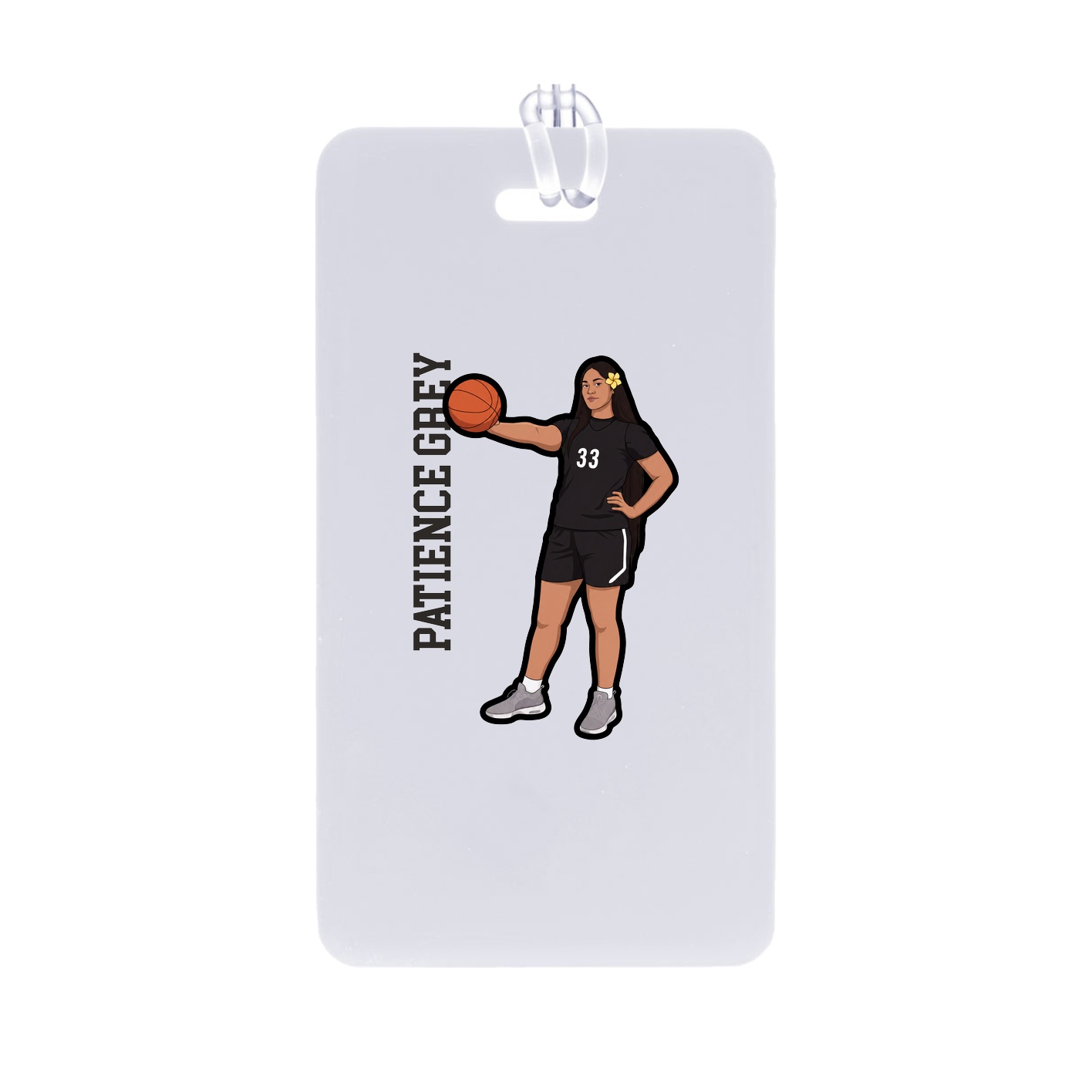 Bag Tag — Name Vertical in Classic
