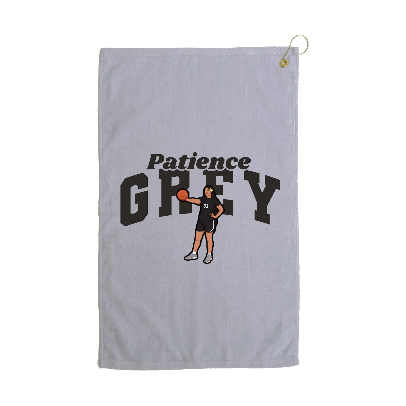 Golf Towel — Signature Arch in Grey