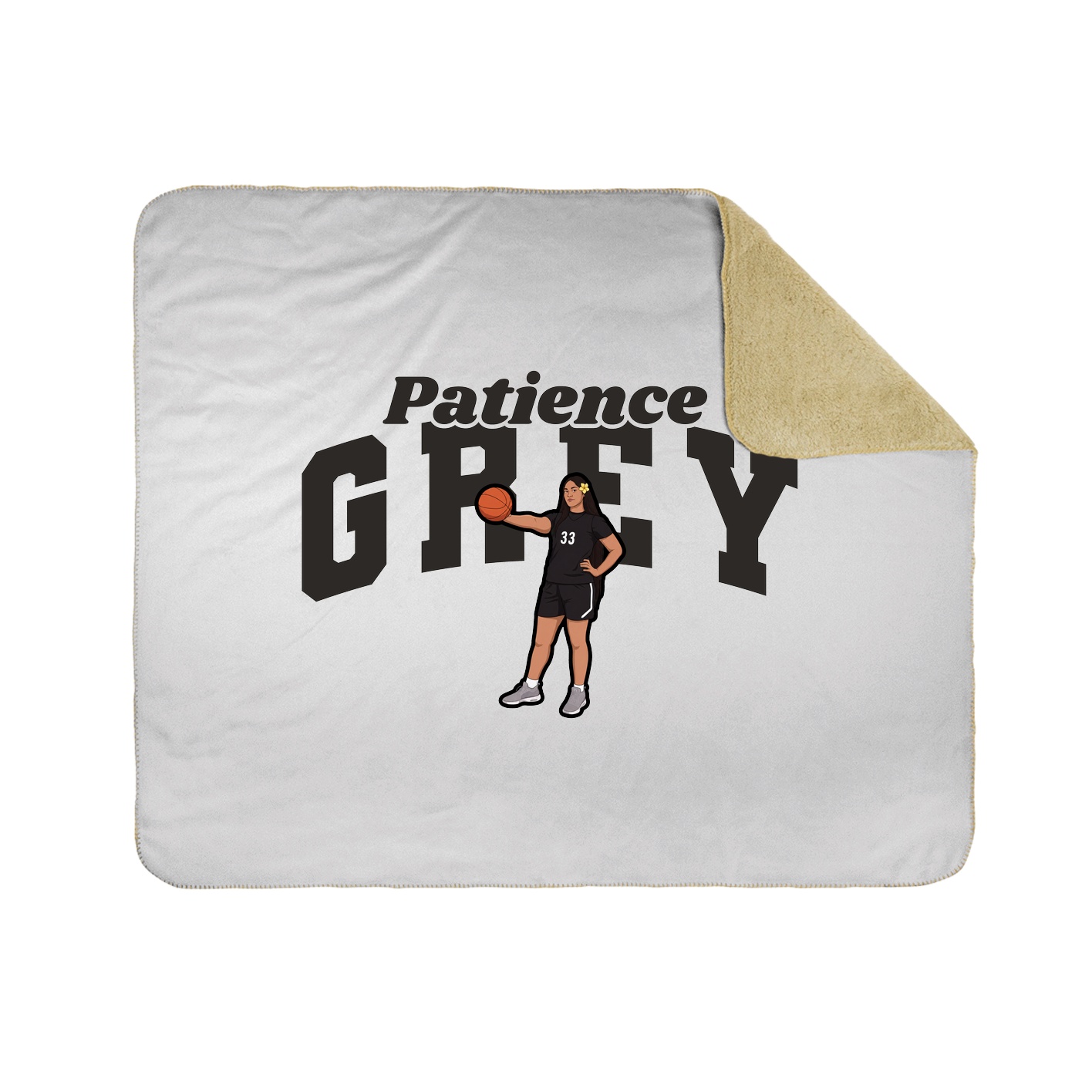 Throw Blanket — Signature Arch in White