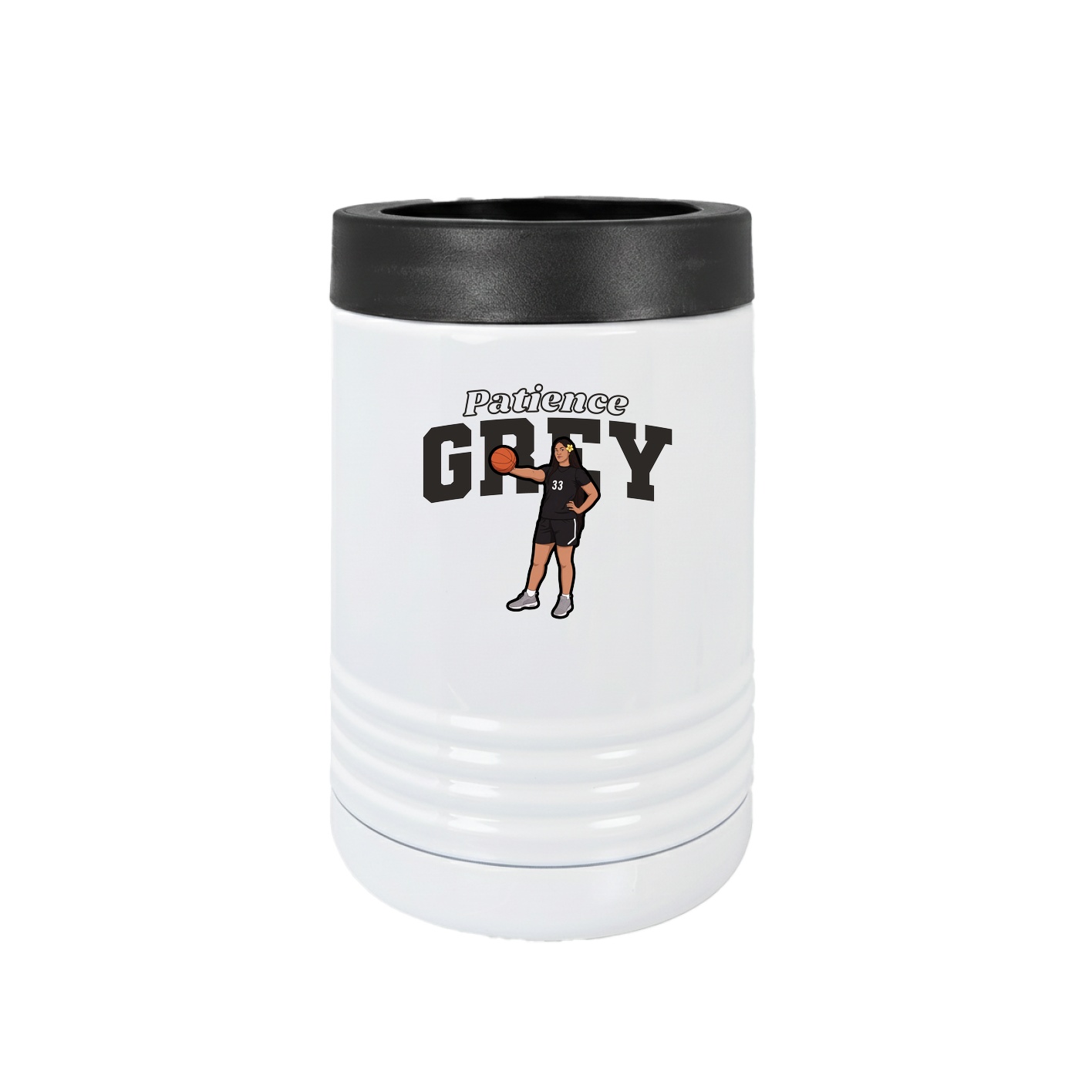 Beverage Holder — Name Arch in White