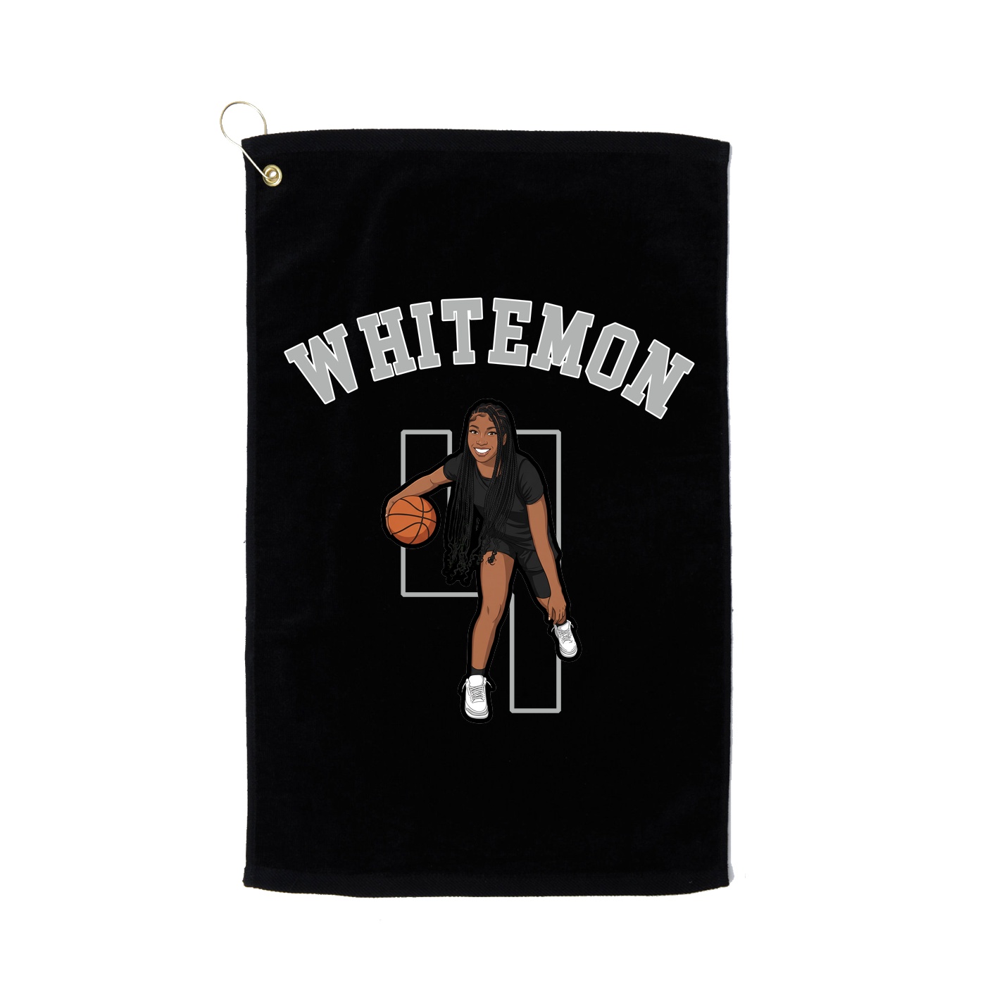 Golf Towel — Shirsey Arch in Black