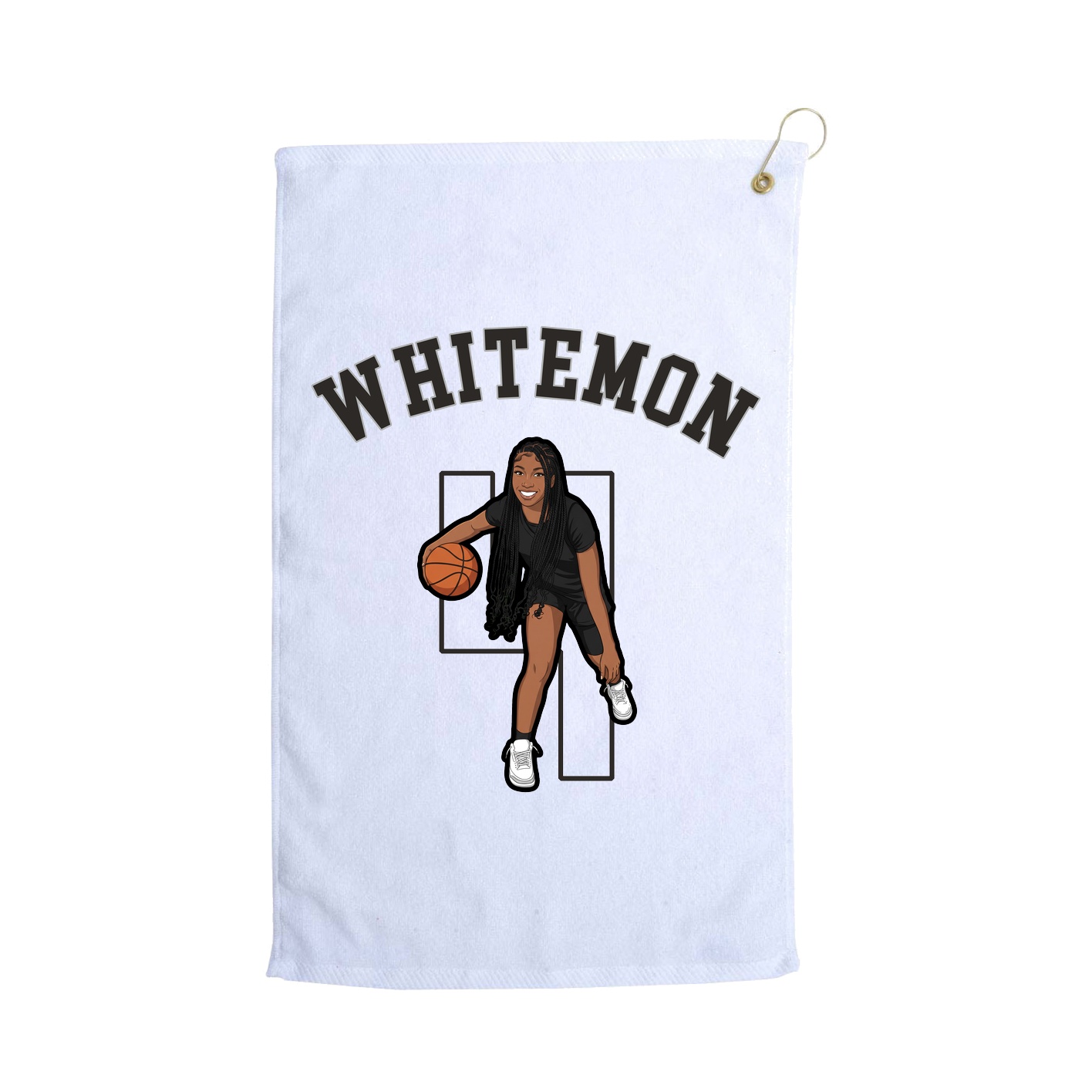 Golf Towel — Shirsey Arch in White