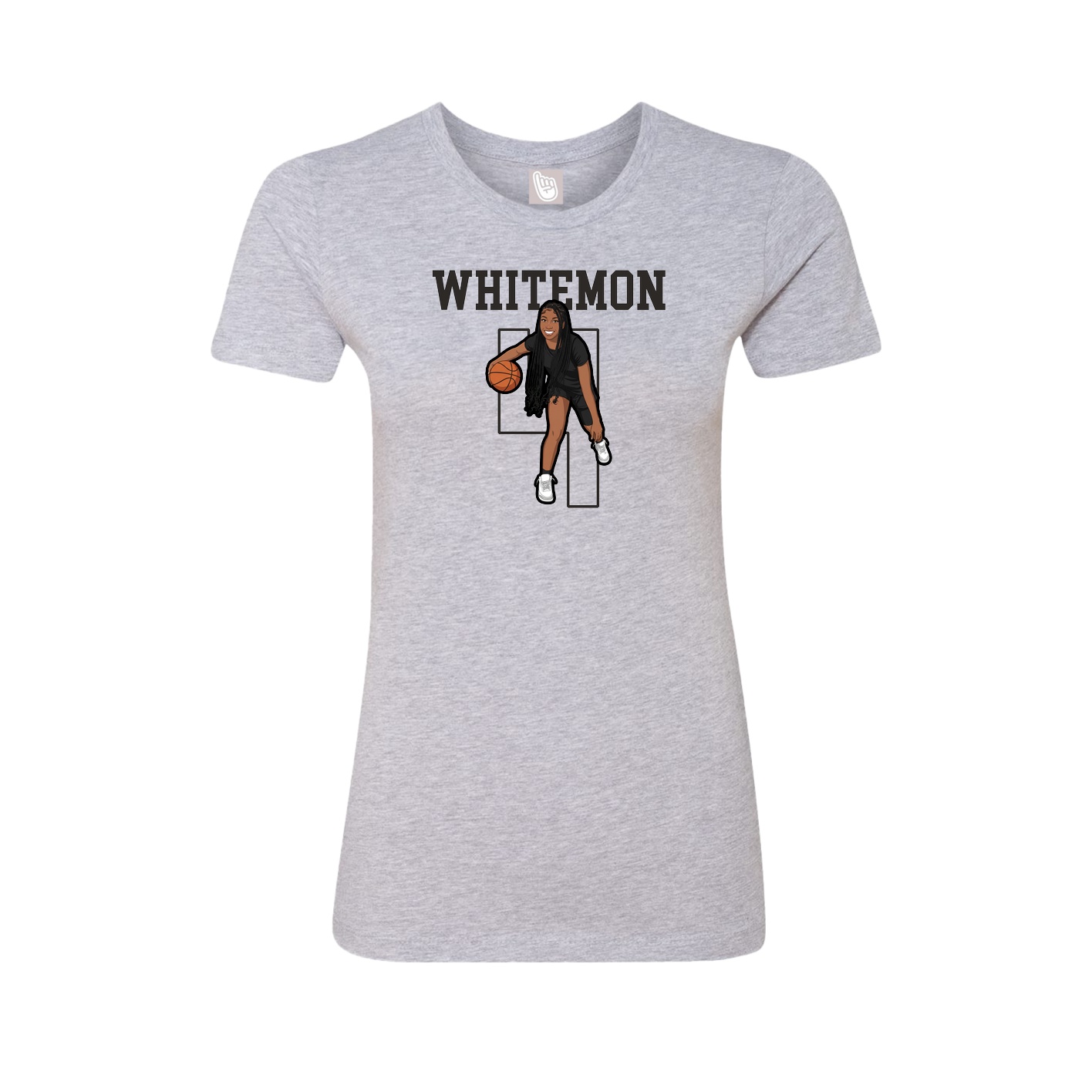 Fitted Women's Tee — Shirsey in Grey