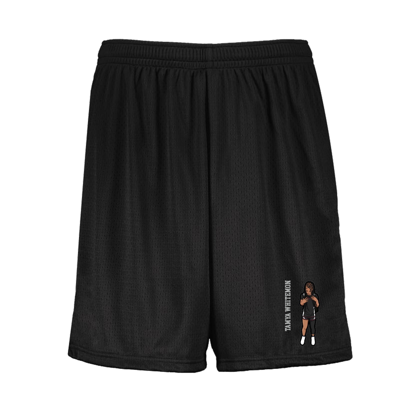 Shorts — Name Vertical in Black