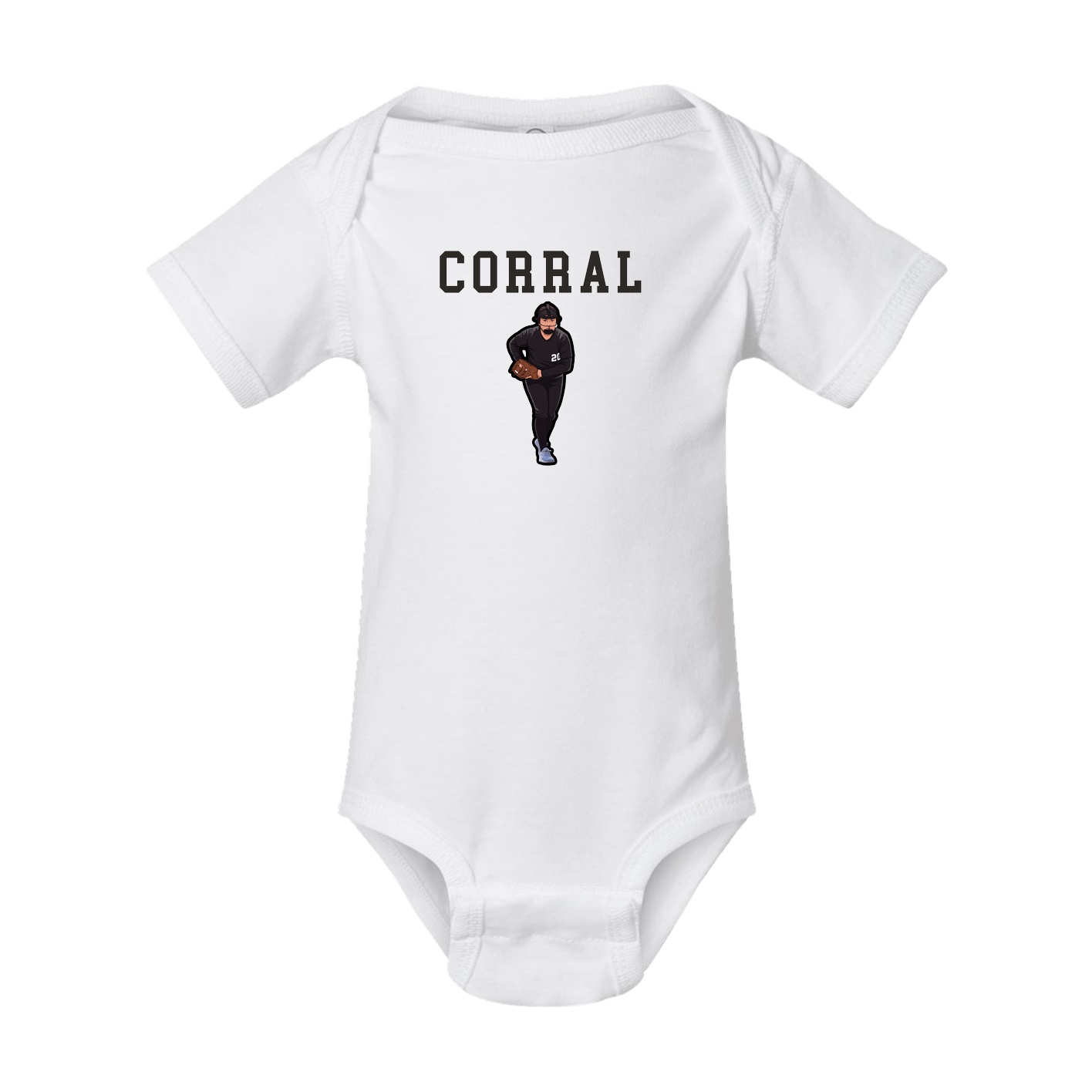 Baby Onesie — Shirsey in White