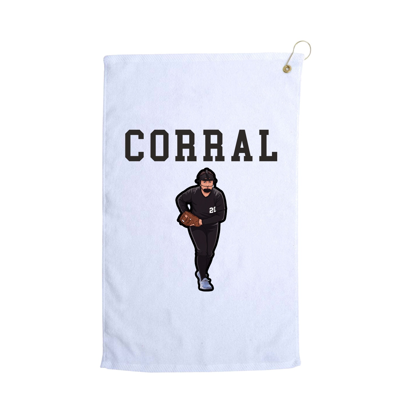 Golf Towel — Shirsey in White