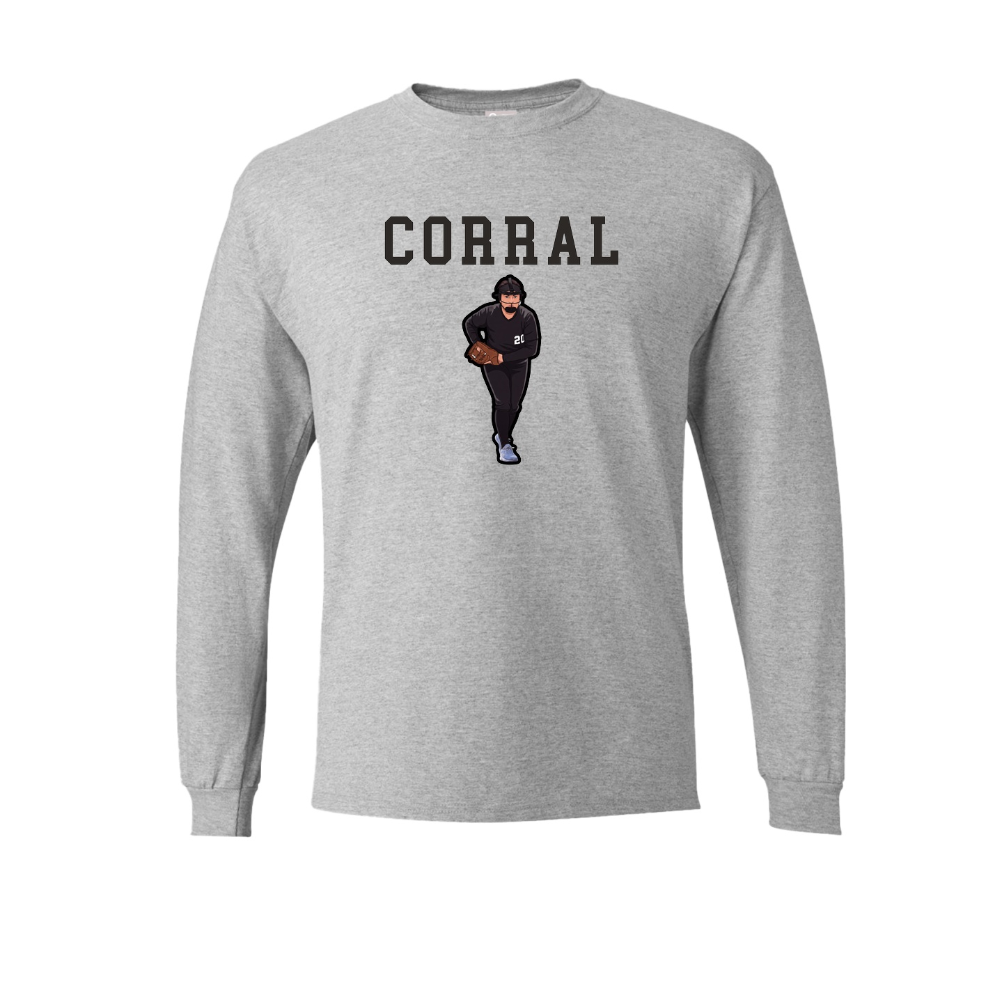 Long Sleeve Tee — Shirsey in Grey