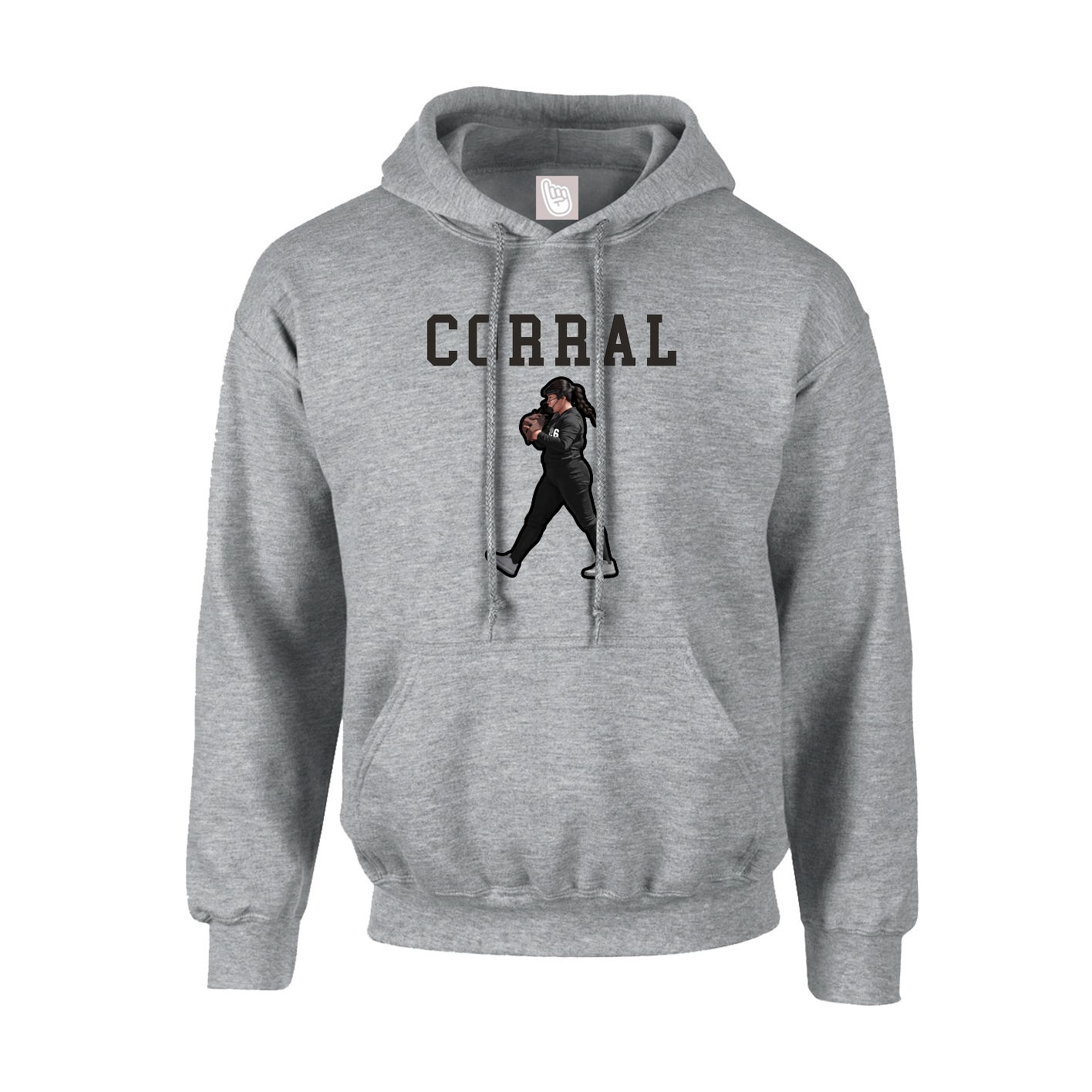 Hoodie — Shirsey in Grey