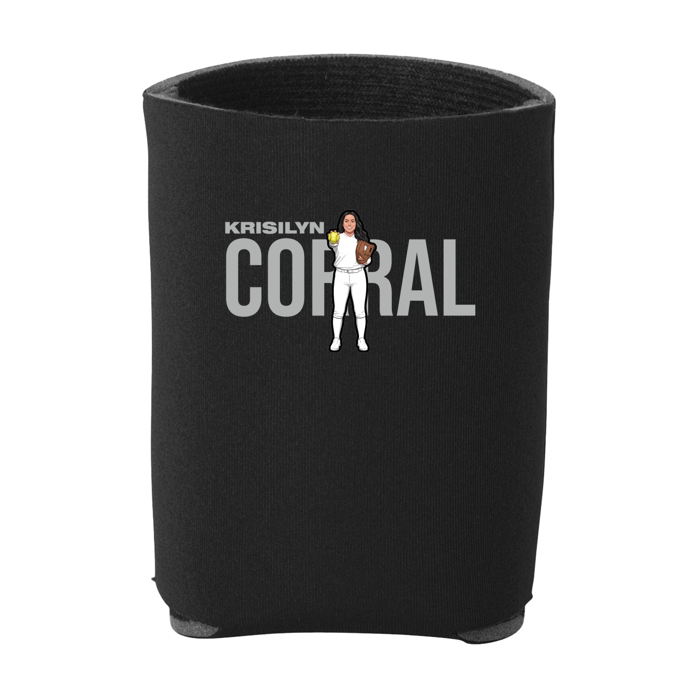 Can Holder — Player Name in Black