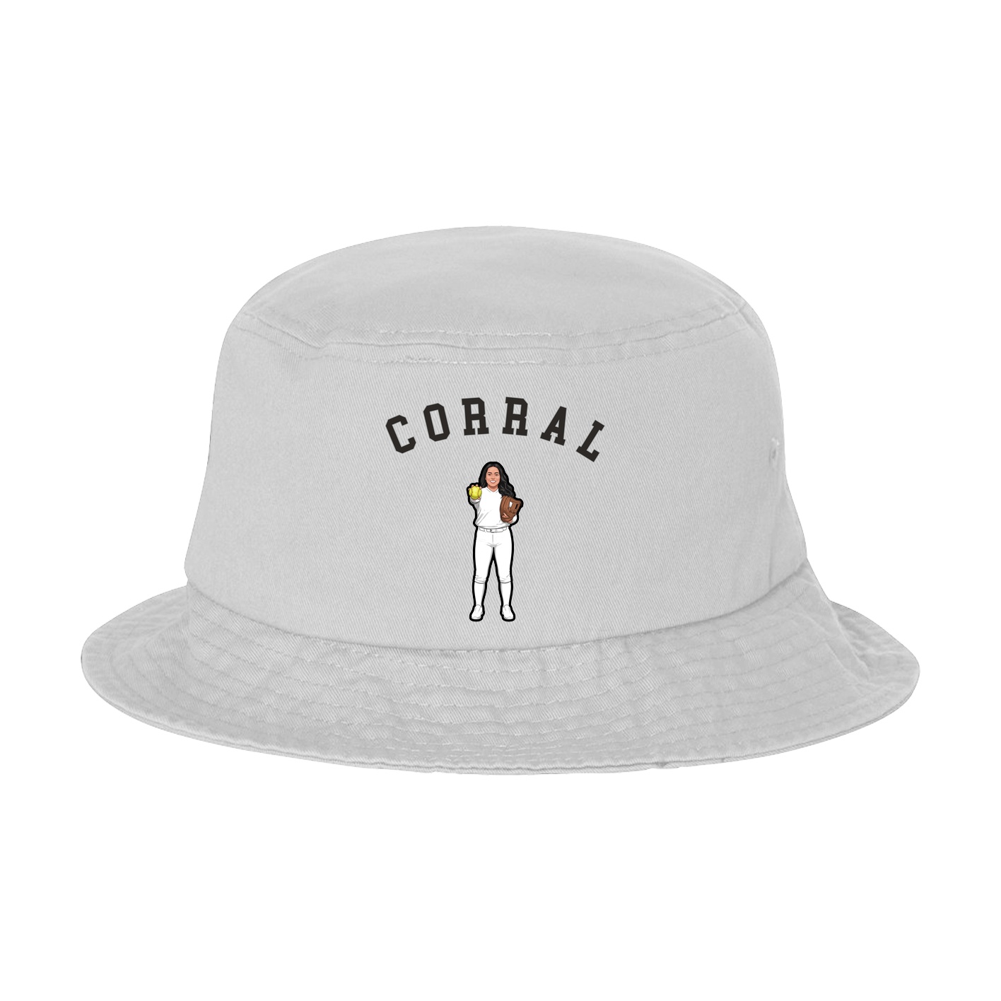 Bucket Cap — Shirsey Arch in White