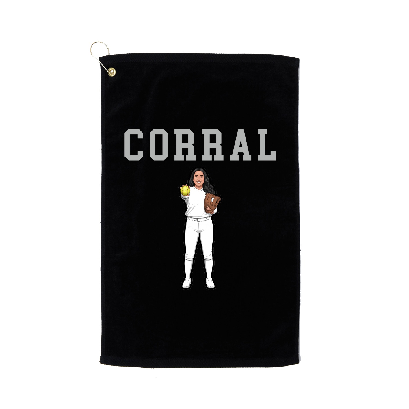 Golf Towel — Shirsey in Black