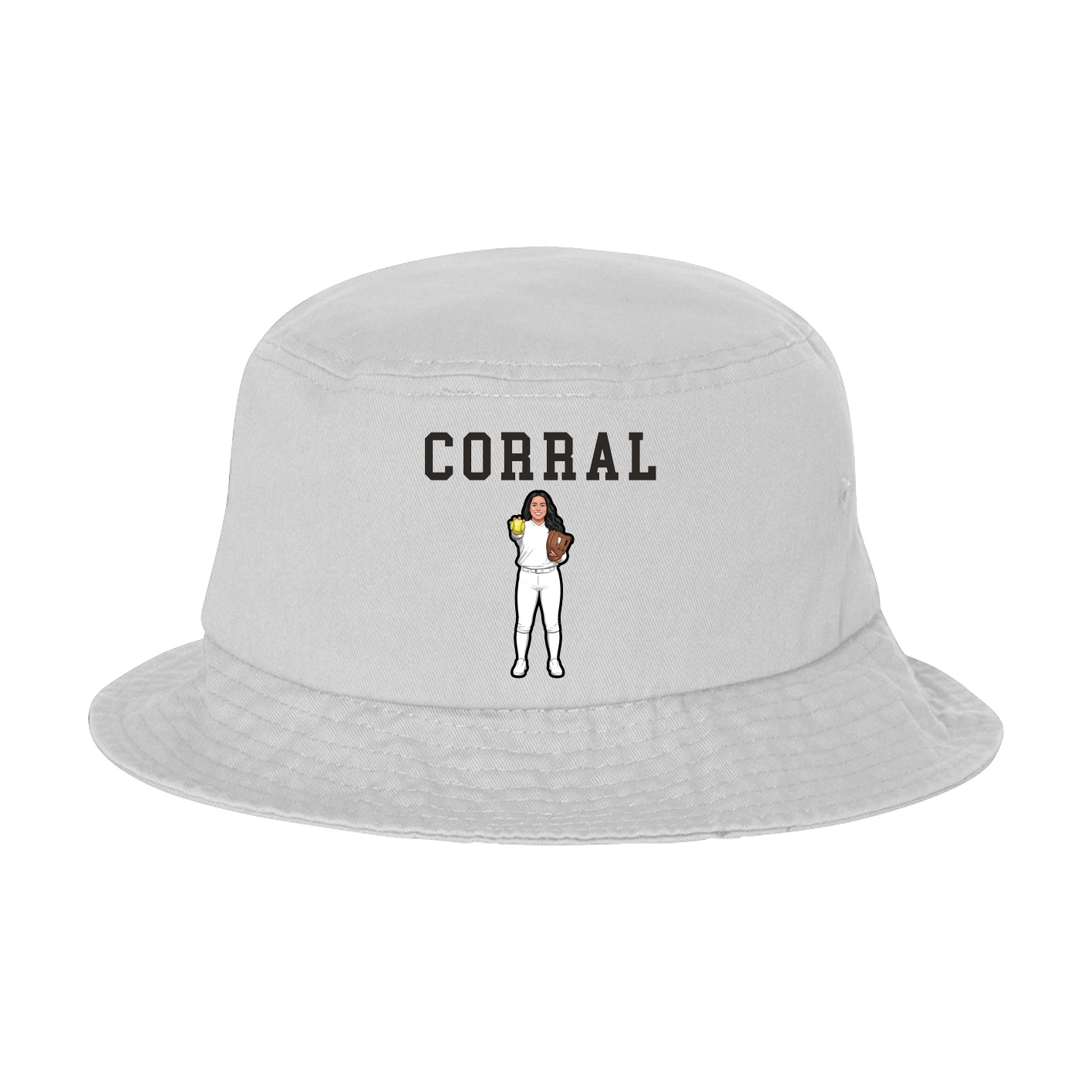 Bucket Cap — Shirsey in White