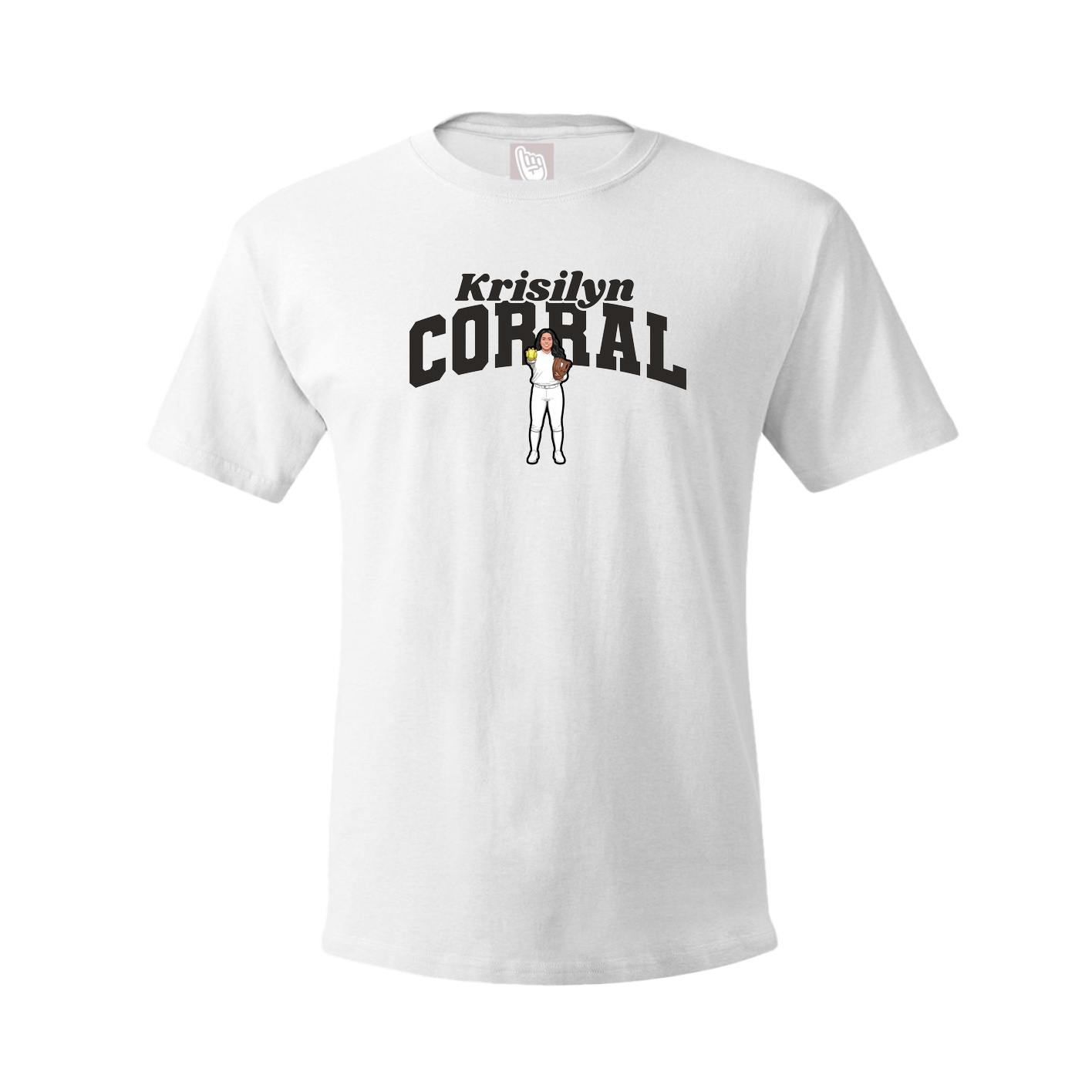 Youth Tee — Signature Arch in White