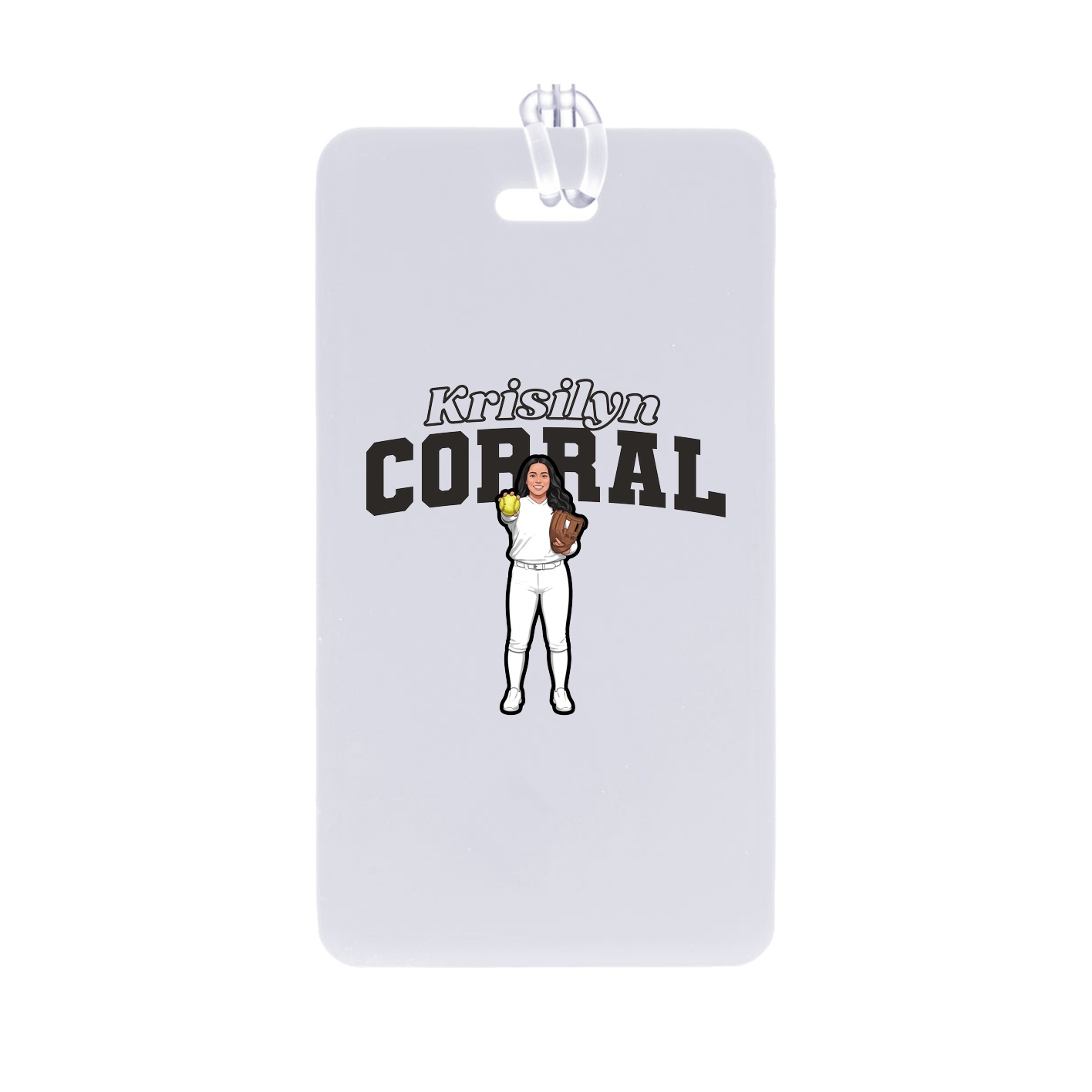 Bag Tag — Name Arch in Classic