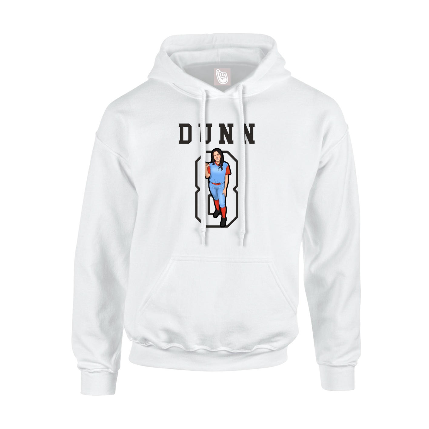 Hoodie — Shirsey in White