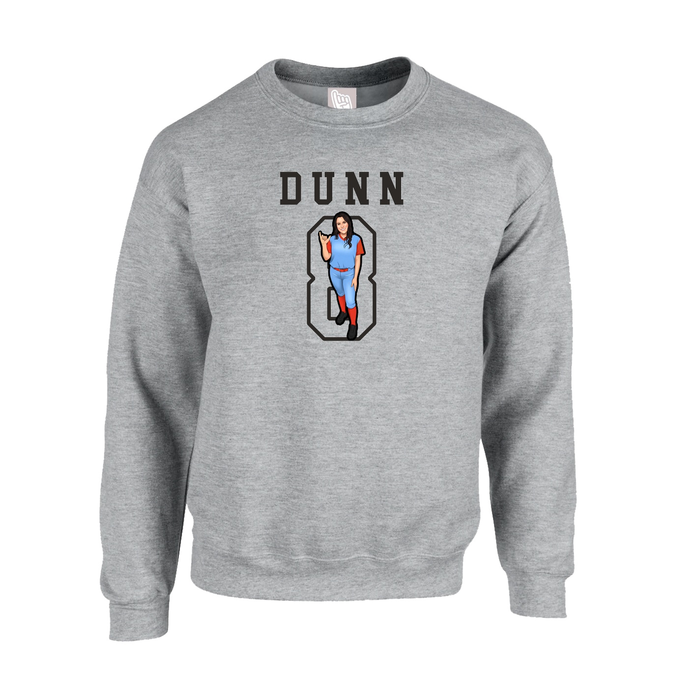 Fleece Crew — Shirsey in Grey