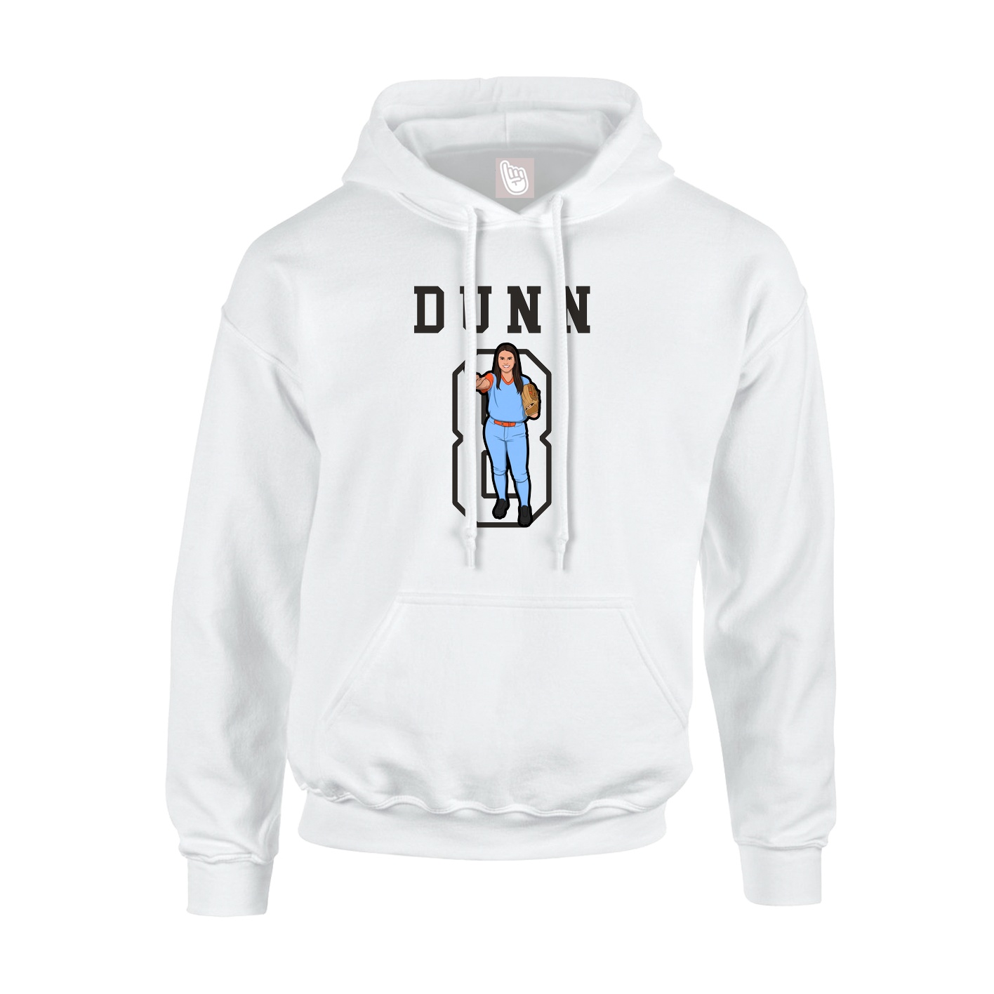 Hoodie — Shirsey in White