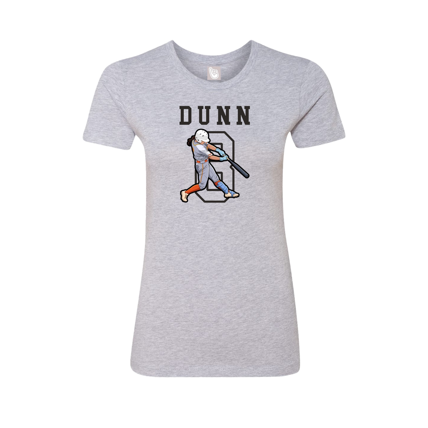 Fitted Women's Tee — Shirsey in Grey