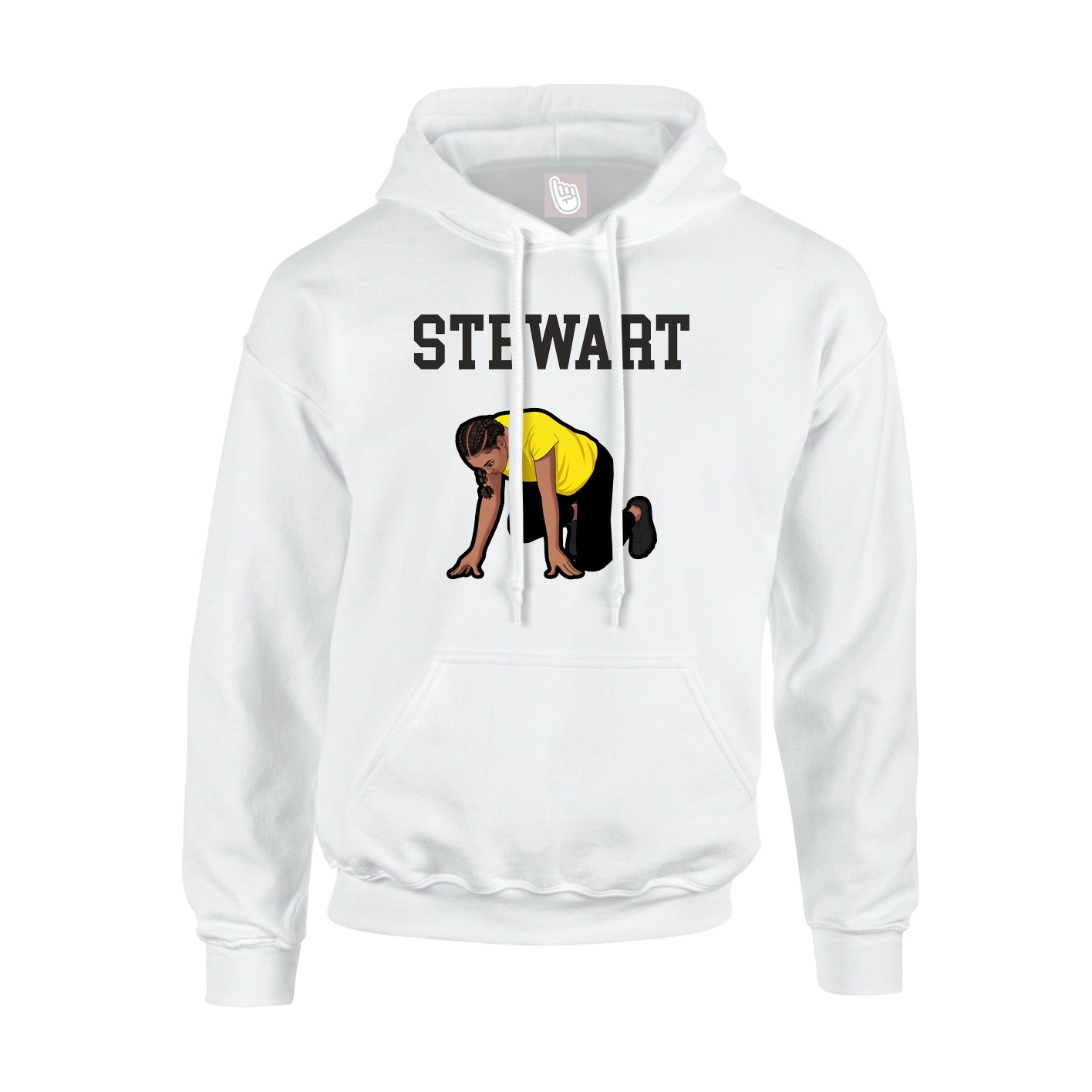 Hoodie — Shirsey in White