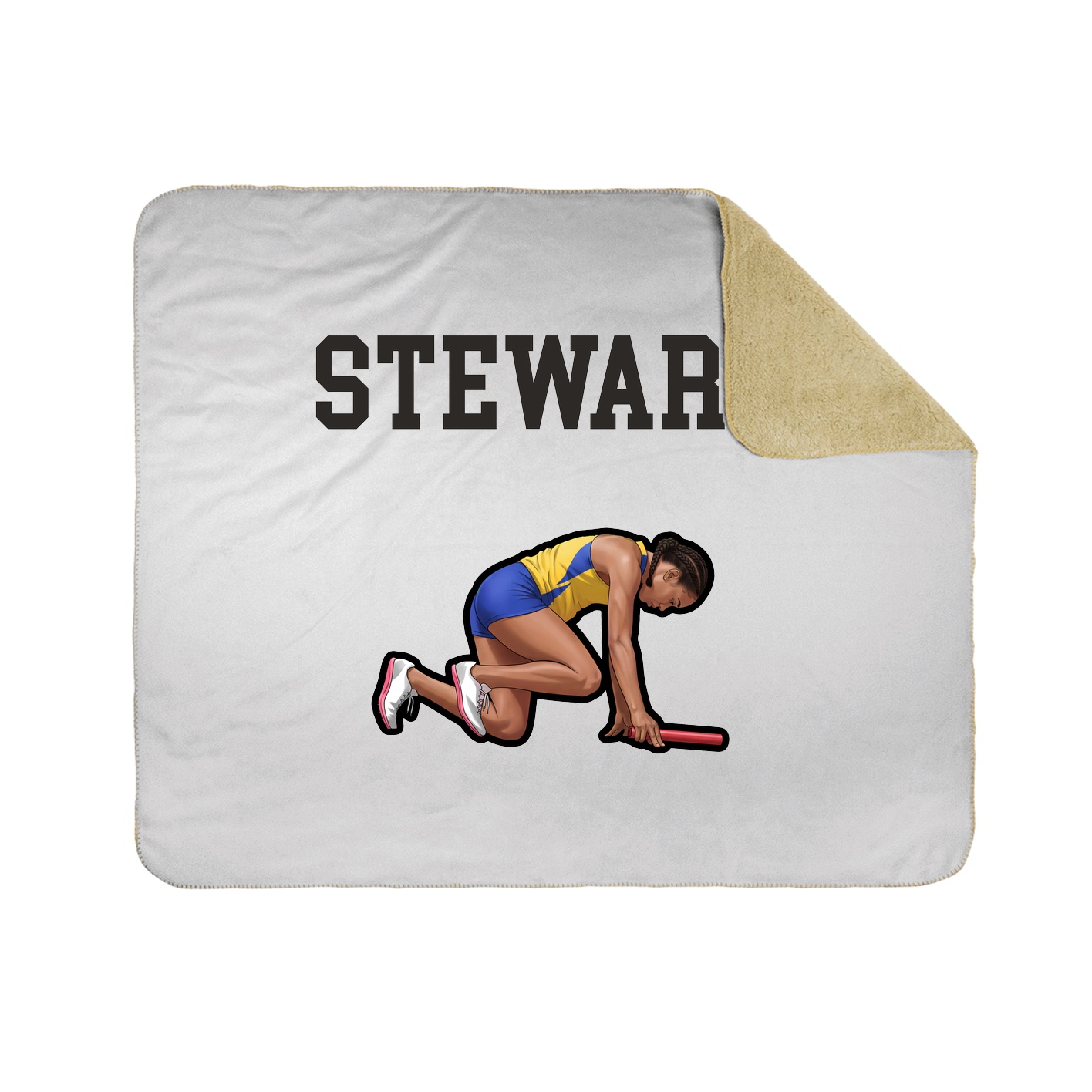 Throw Blanket — Shirsey in White