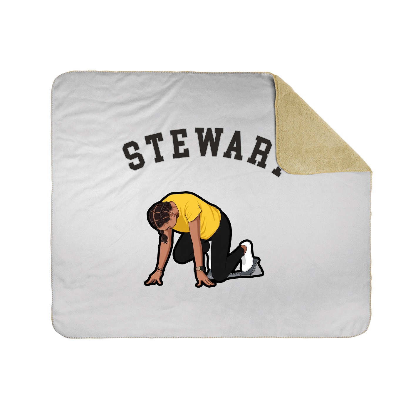 Throw Blanket — Shirsey Arch in White