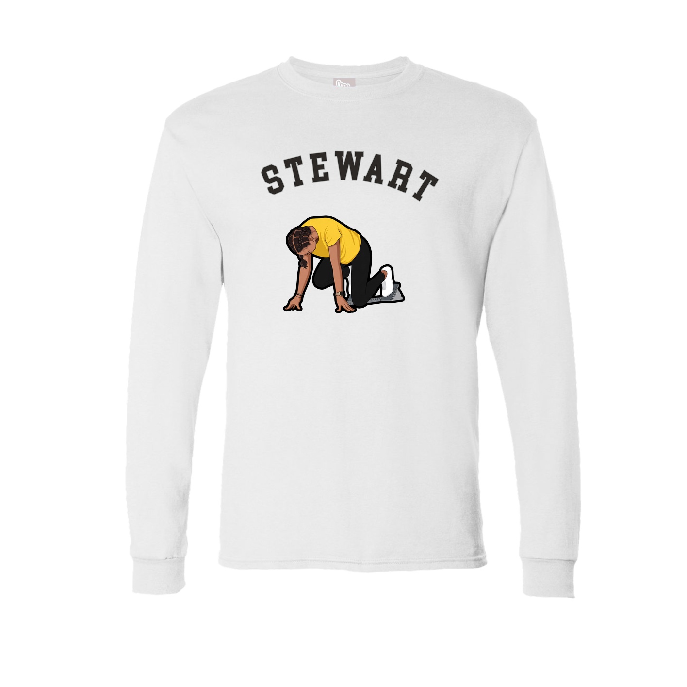 Long Sleeve Tee — Shirsey Arch in White
