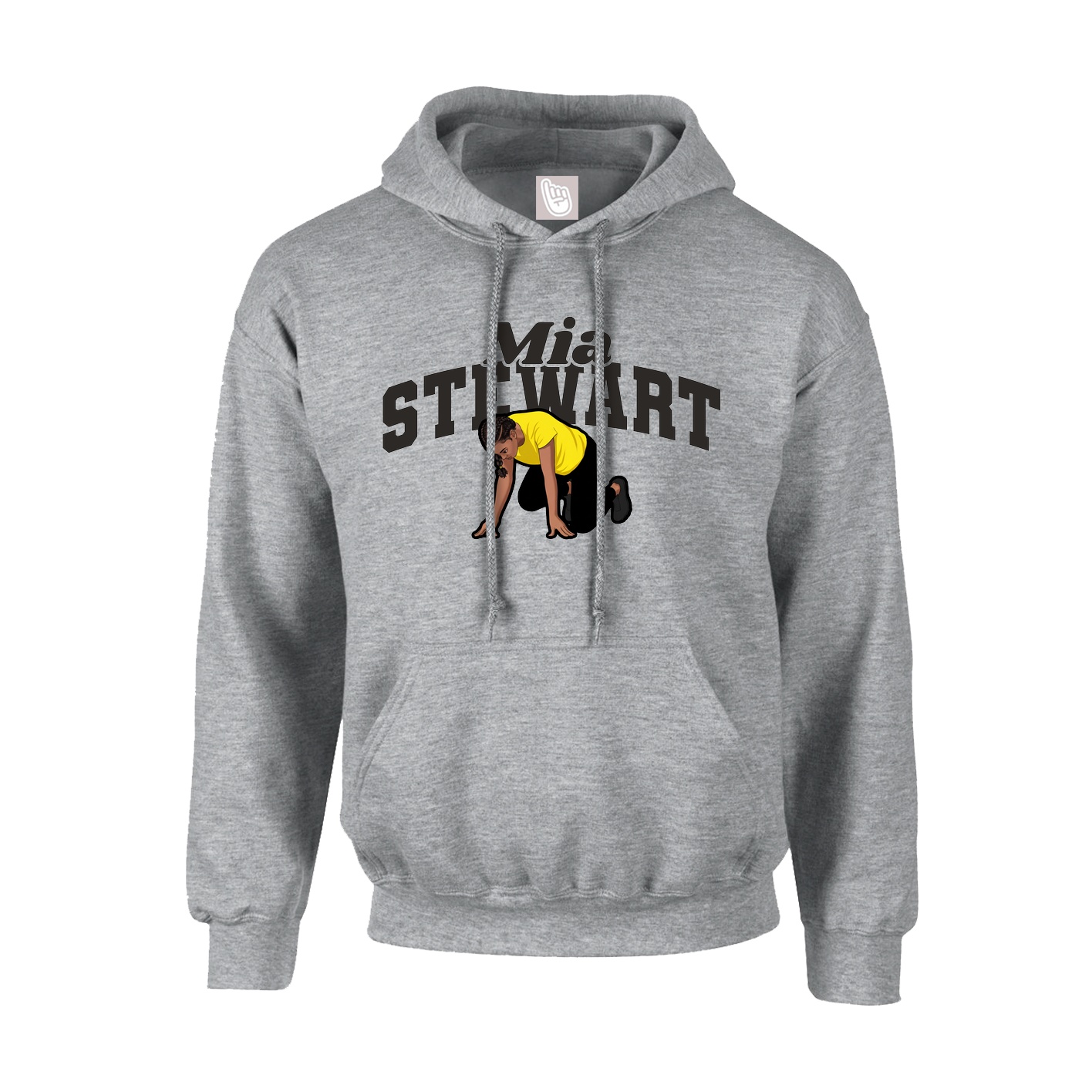 Hoodie — Signature Arch in Grey