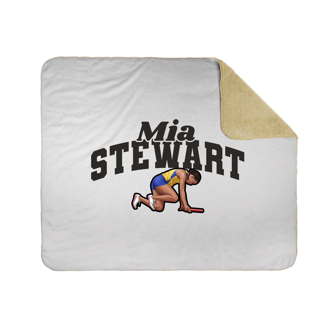 Throw Blanket — Signature Arch in White