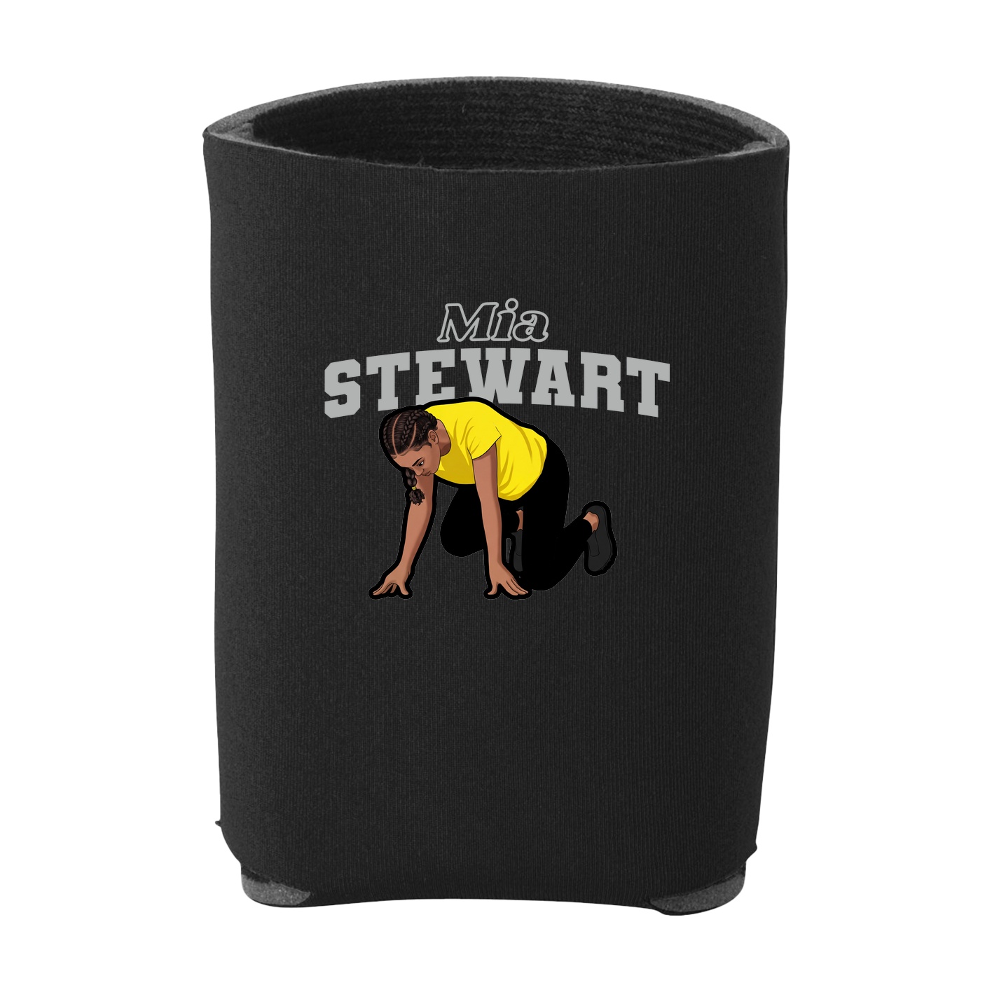 Can Holder — Name Arch in Black