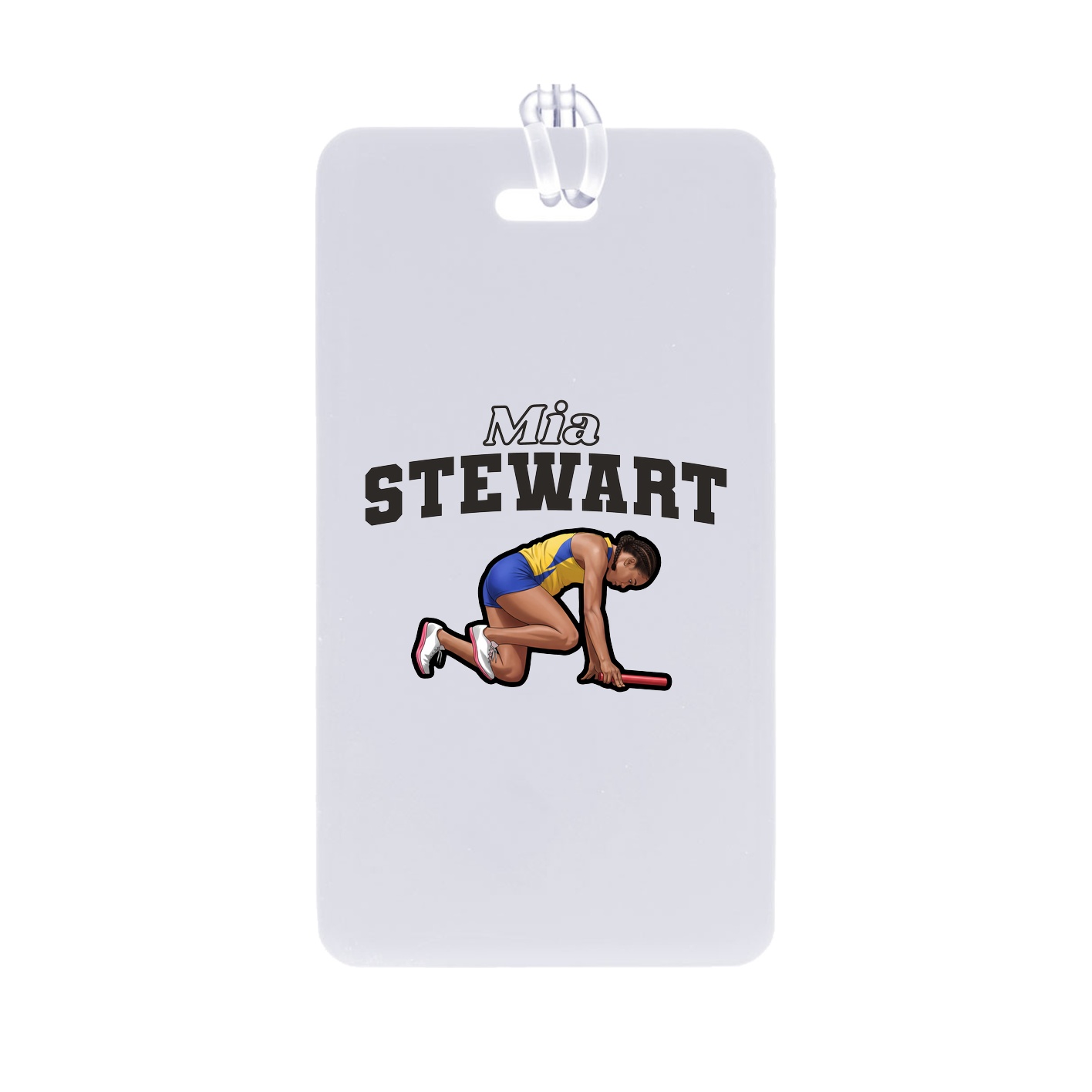 Bag Tag — Name Arch in Classic