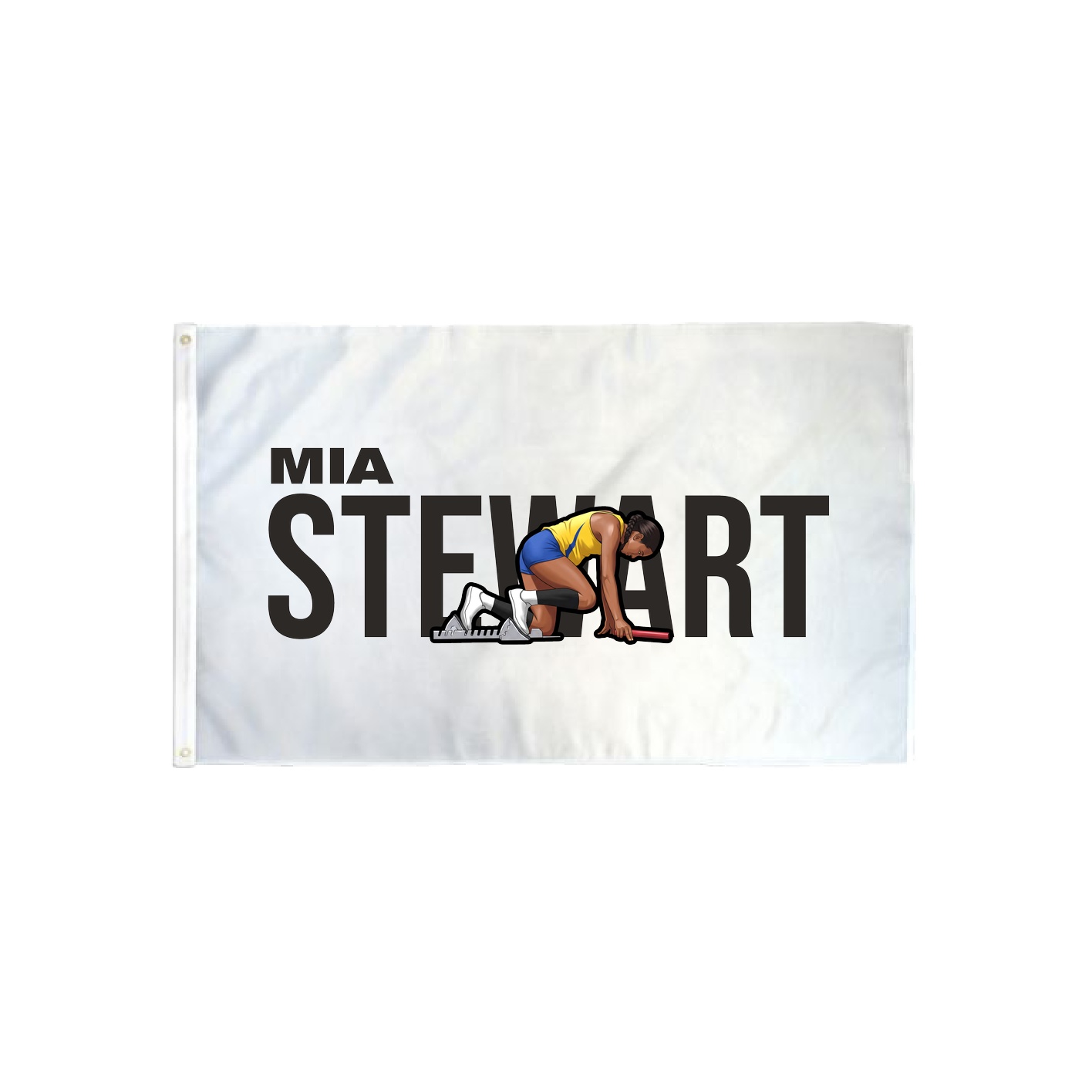 3x5 Flag — Player Name in Classic