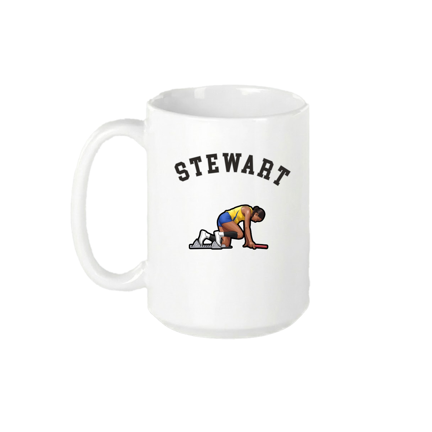 15oz Coffee Mug — Shirsey Arch in White