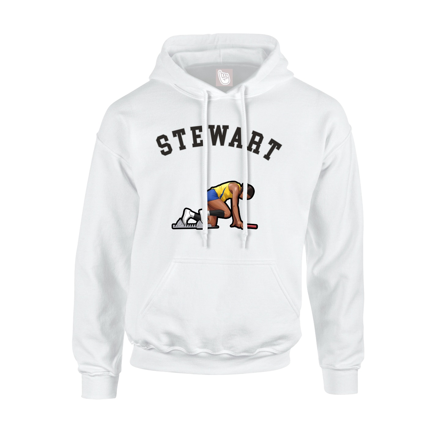 Hoodie — Shirsey Arch in White
