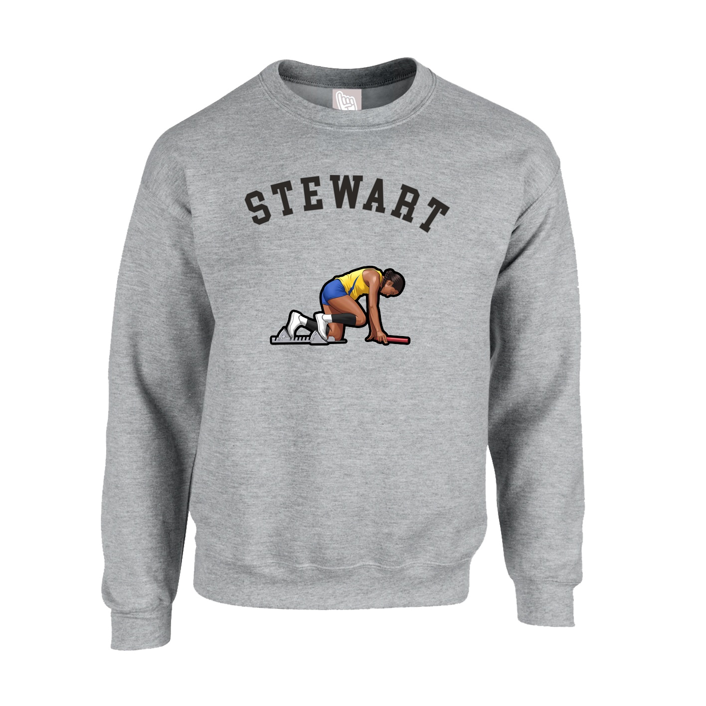 Fleece Crew — Shirsey Arch in Grey