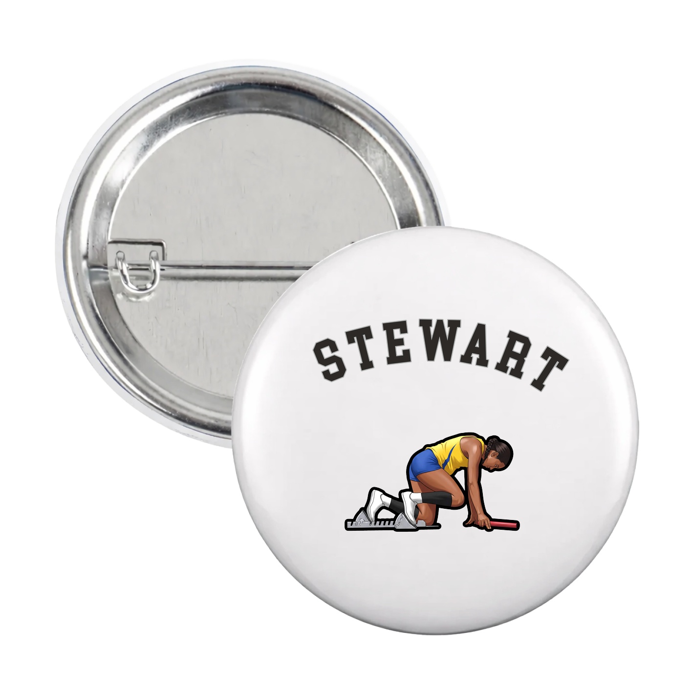 Game Day Button — Shirsey Arch in White