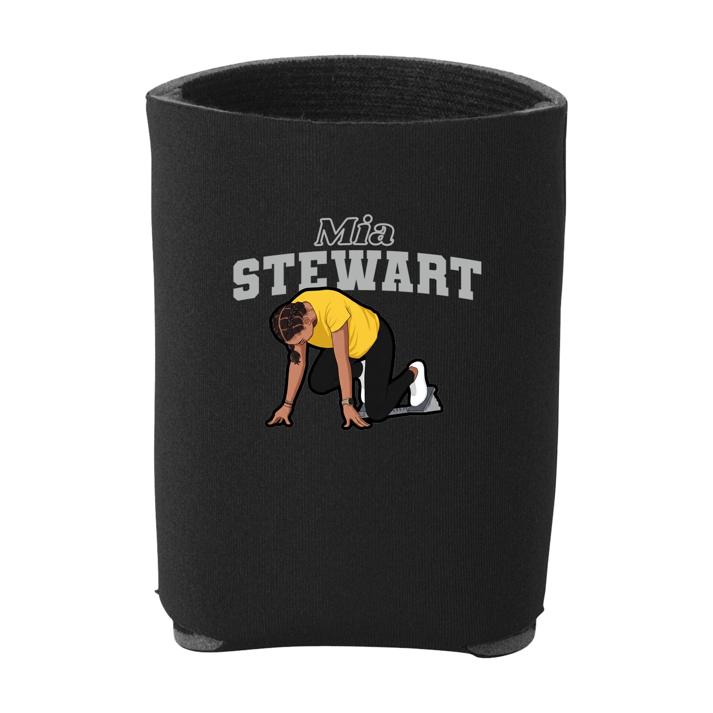 Can Holder — Name Arch in Black